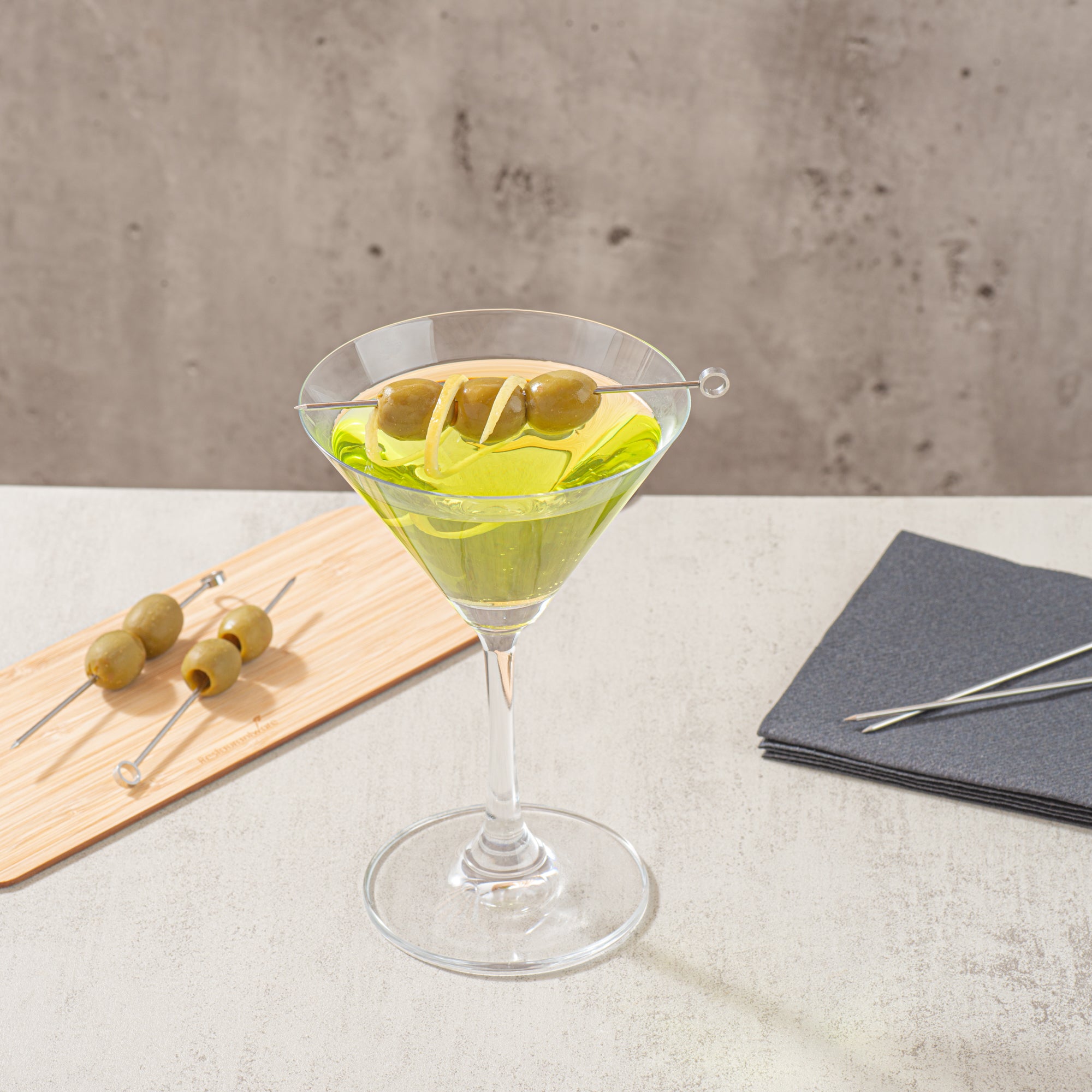 Premium Stainless Steel Cocktail Picks - 4.5 Inch Bar Accessories (10-Pack) - Perfect for Martini, Olive, Fruit Garnishes & Home Bar Decor