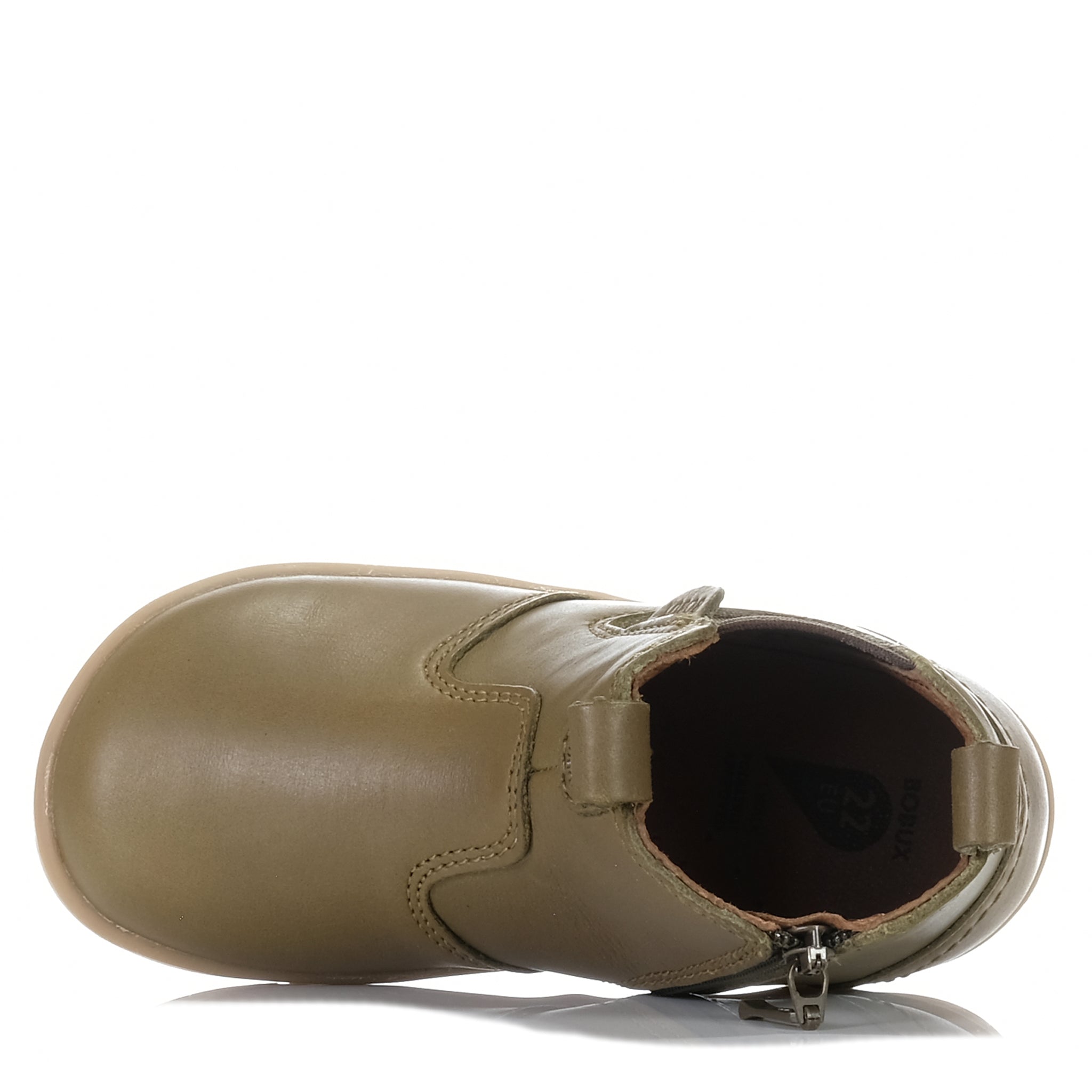 Bobux I Walk Jodhpur 620860 Baby Shoes - Soft Leather First Walkers in Olive/Toffee for Toddlers | Perfect for Indoor & Outdoor First Steps