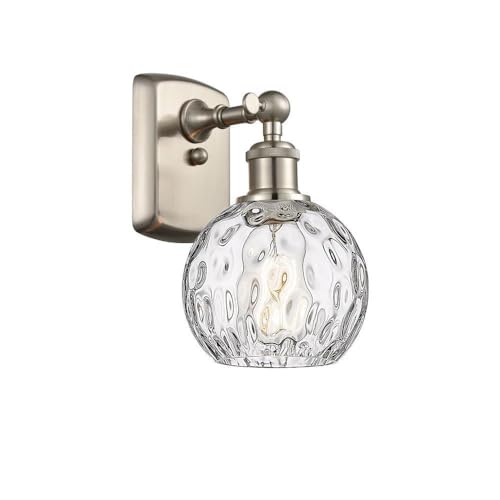Brushed Satin Nickel / Clear Water Glass