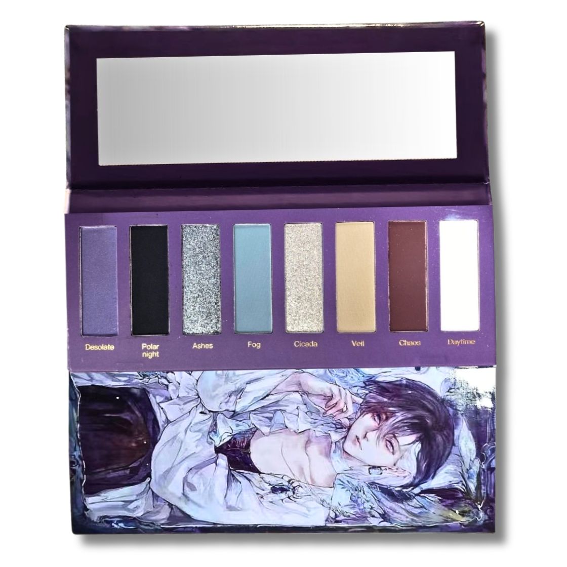 Narimi Back to the 90s Eyeshadow Palette #06 Ashes (Gray) - Vintage Gray Matte & Shimmer Eyeshadow for Smokey Eye Makeup, Perfect for Night Out & 90s Retro Party Looks