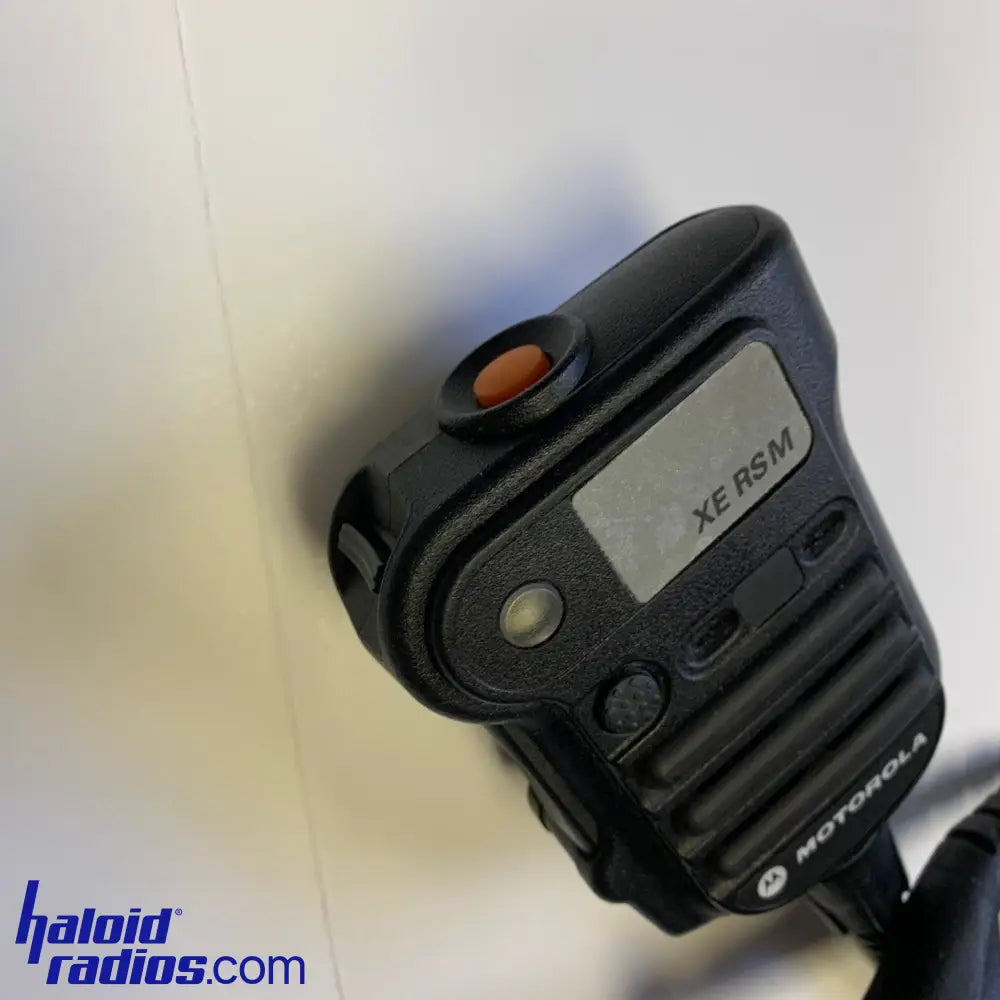 Motorola NNTN8203A XE RSM Remote Speaker Microphone - Hands-Free Communication for Two-Way Radios - Perfect for Security, Construction & Outdoor Activities