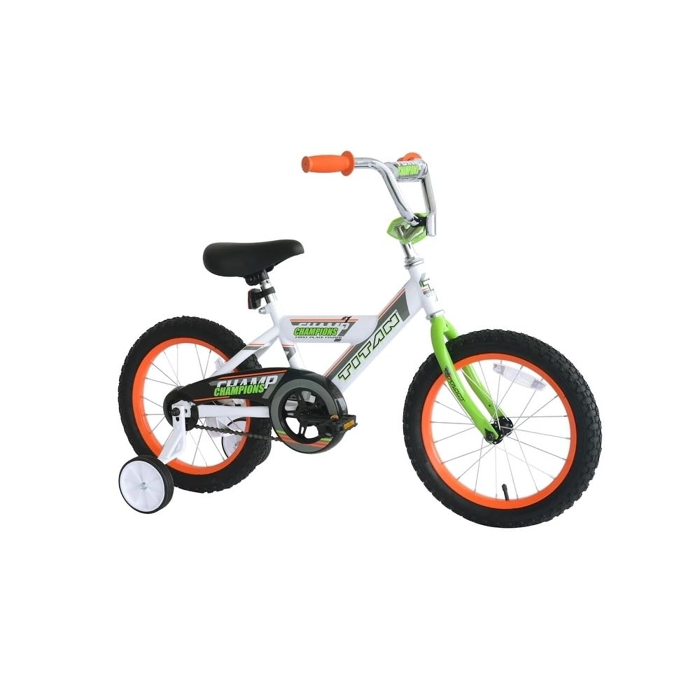 TITAN Champion Deluxe Boys BMX Bike - 20 Inch Lightweight Aluminum Frame, Adjustable Seat - Perfect for Kids Ages 6-12, Stunts, Racing & Neighborhood Riding
