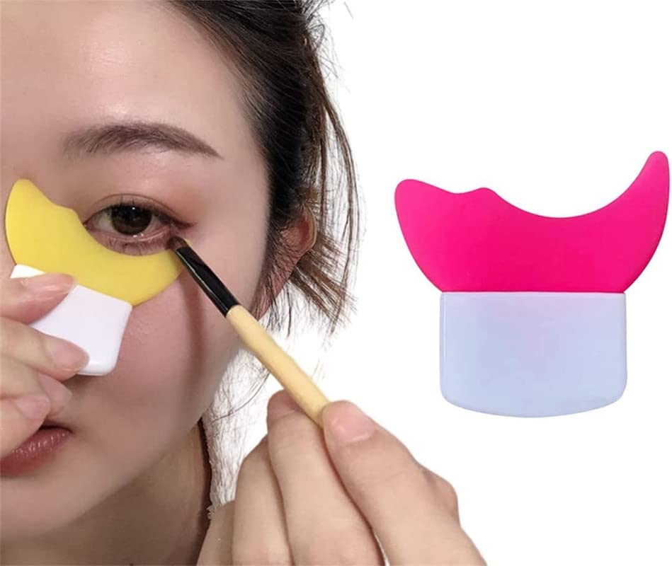Professional Aishu Silicone Eye Makeup Stencils - Perfect Eyeshadow Shields for Beginners | Ideal for Mascara, Eyeliner & Eyeshadow Application | Great for Daily Makeup, Party Looks & Cosplay