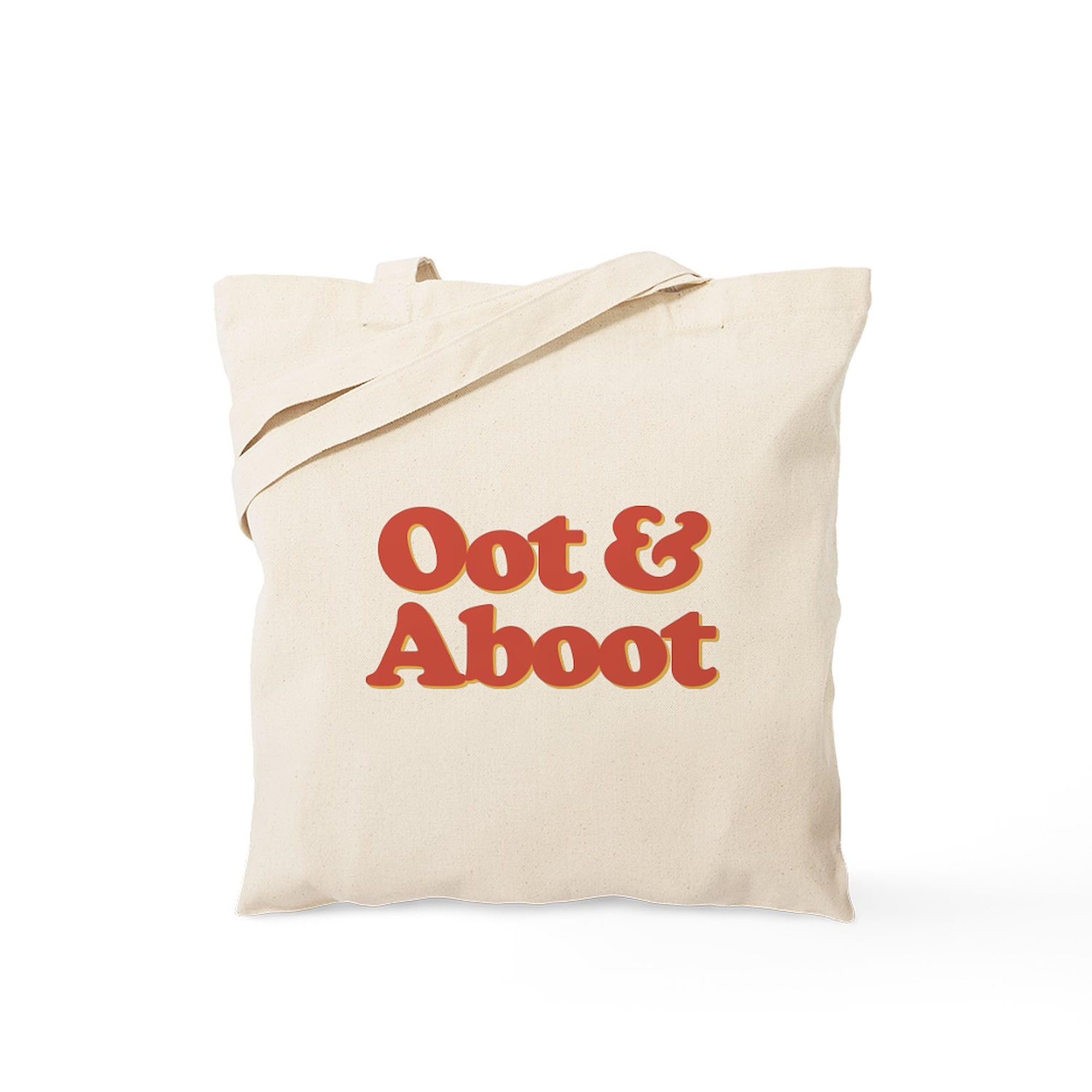 Oot & Aboot Natural Canvas Tote Bag - Eco-Friendly Reusable Shopping Bag for Groceries, Beach & Daily Use | CafePress