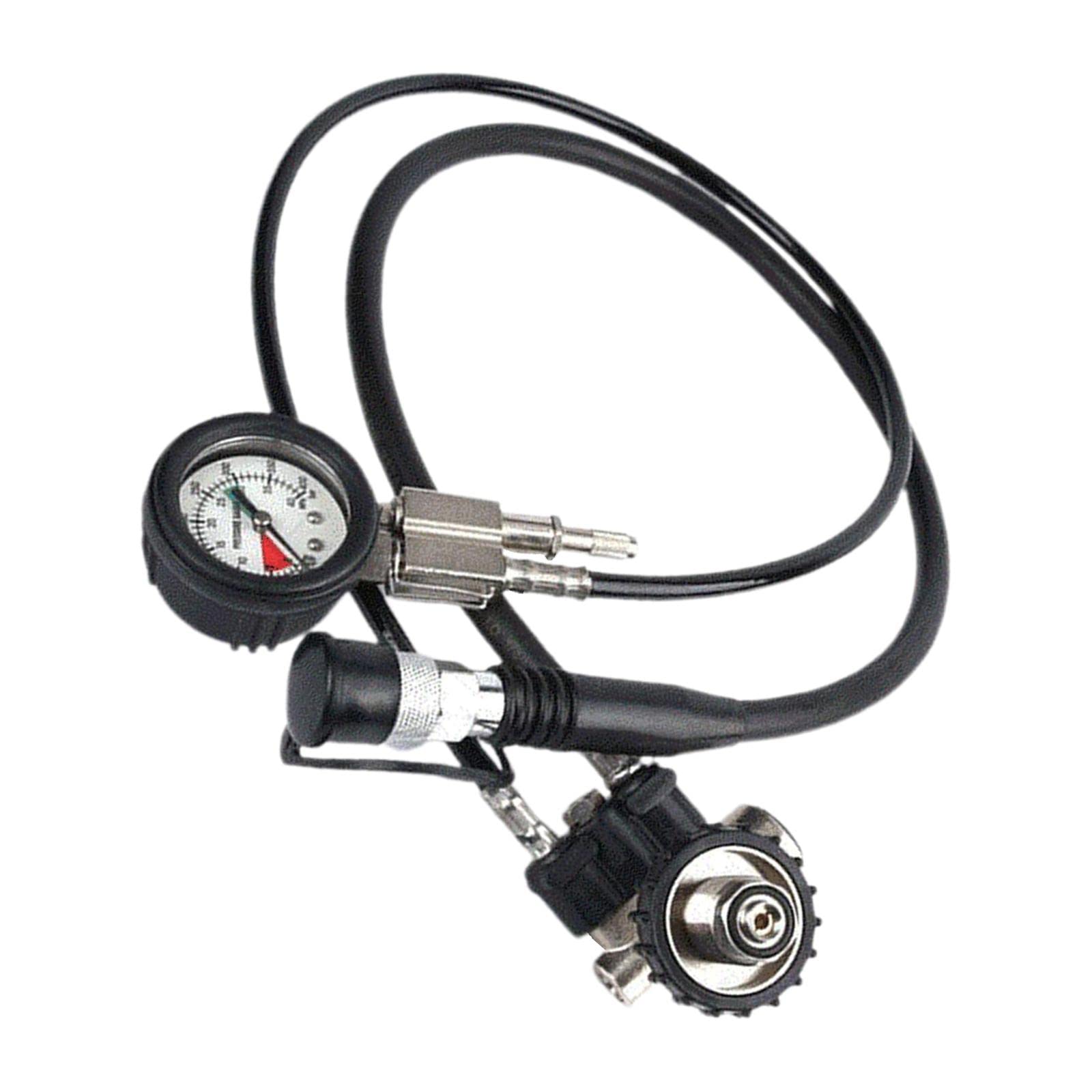 YIJU Scuba Diving Pressure Gauge - Professional Regulator Hose for Underwater Diving, Snorkeling & Water Sports - Perfect for Ocean, Pool & Marine Adventures