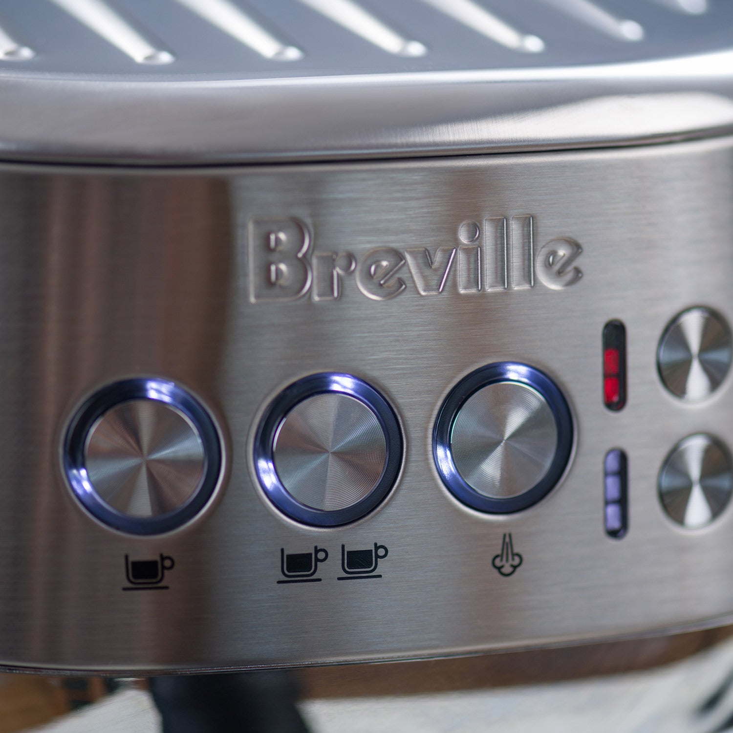 Breville Bambino Plus Automatic Espresso Machine with Milk Frother - Sea Salt White (BES500SST1BCA1) | Compact Barista-Quality Espresso for Home, Office & Small Spaces