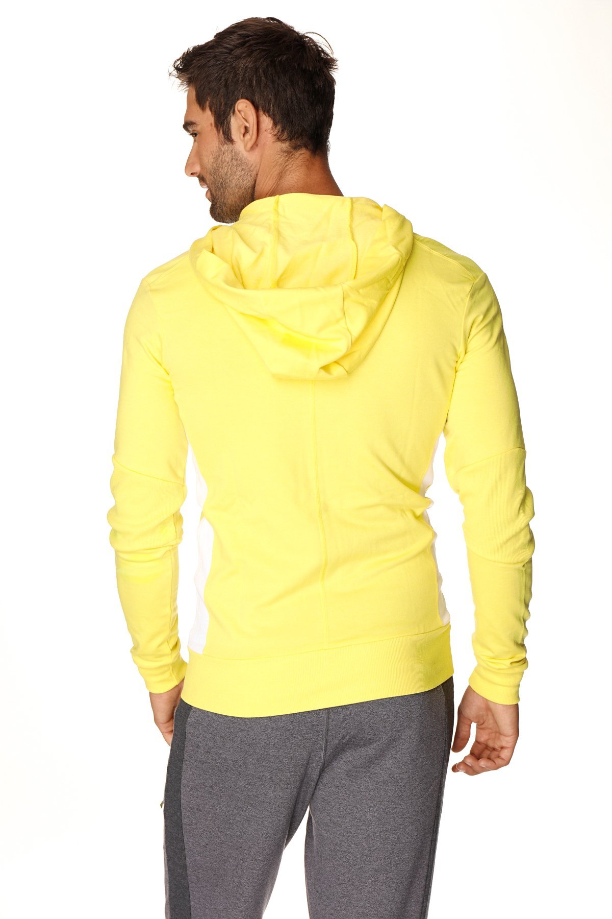 4th Men's Crossover Transition Hoodie - Modal French Terry Yoga & Gym Sweatshirt - Made in USA - Stretch Fit European Style - Perfect for Workouts, Yoga Sessions & Casual Wear