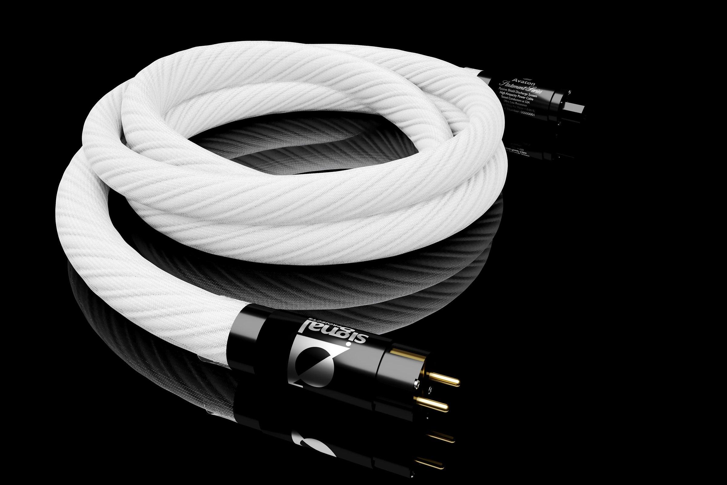 Signal Projects Avaton Power Cable - High-Quality EU Power Cord for Audiophile Equipment | Perfect for Home Theater & Studio Audio Systems