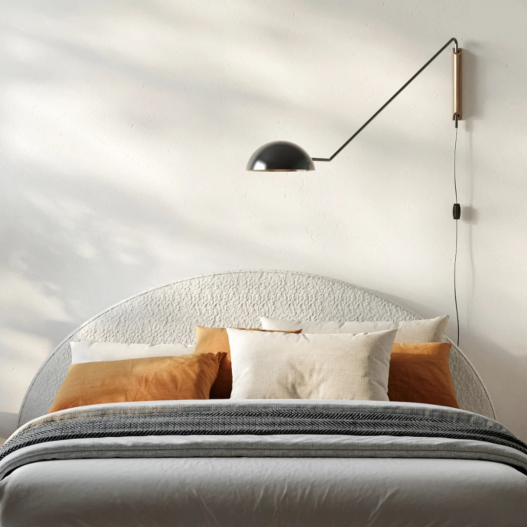 Luna Upholstered Headboard with Boucle Fabric - Queen Size Bed Frame Headboard for Modern Bedroom Decor, Perfect for Master Bedroom, Guest Room, and Airbnb Styling