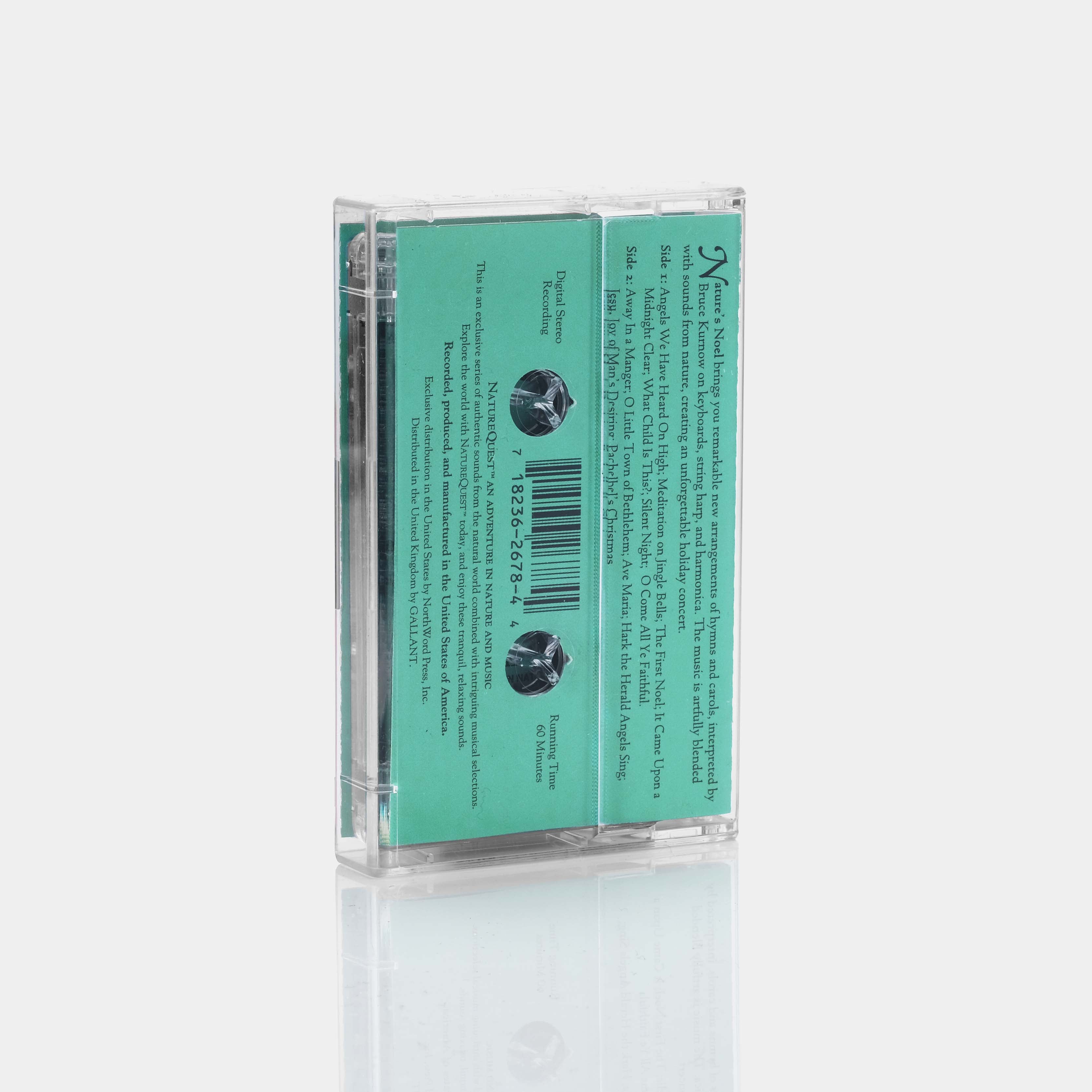 Bruce Kurnow Nature's Noel Cassette Tape - Christmas Holiday Music for Relaxation, Festive Gatherings & Seasonal Decor