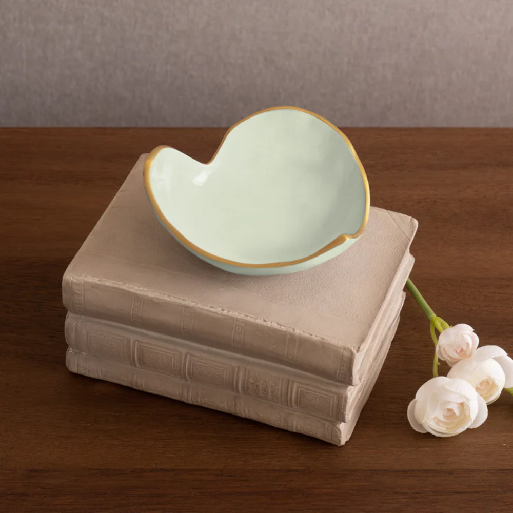 Beatriz Ball ENCANTO Soho Mini Heart Bowl - Pistachio Green Decorative Serving Bowl for Desserts, Candies & Small Treats | Perfect for Valentine's Day, Weddings & Party Decor