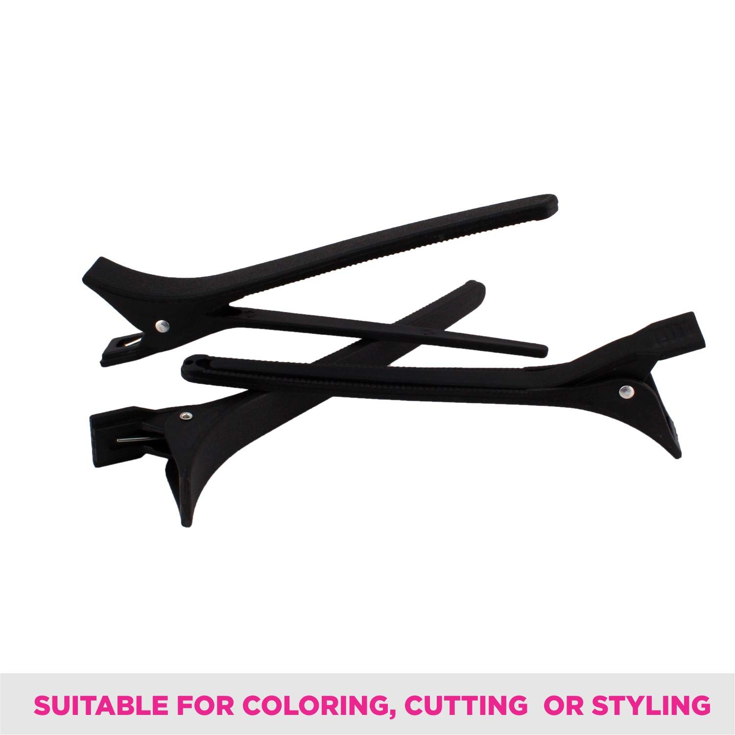Vega Hair Clip - Black Hair Claw Clip for Women & Girls - 22g - Perfect for Ponytails, Buns & Updos - Strong Hold & Comfortable Grip