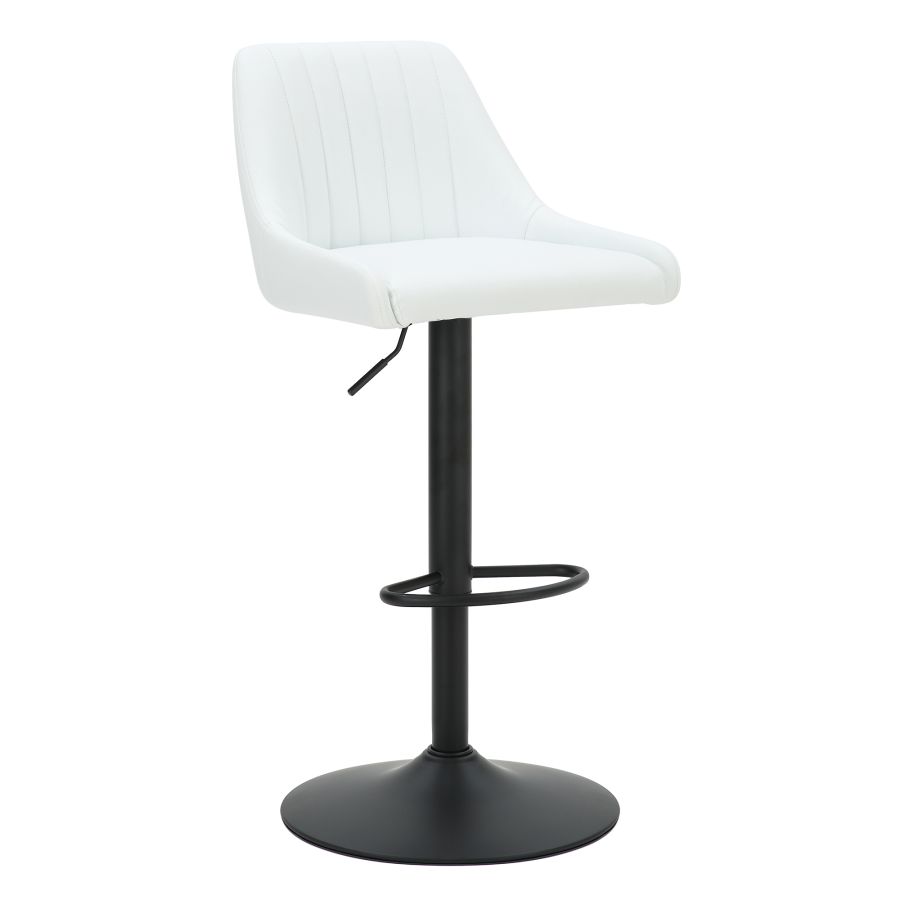 Adjustable Height Air Lift Swivel Stool - Ergonomic Office Chair with Pneumatic Lift for Home & Work - Perfect for Desk Work, Gaming, and Salon Styling