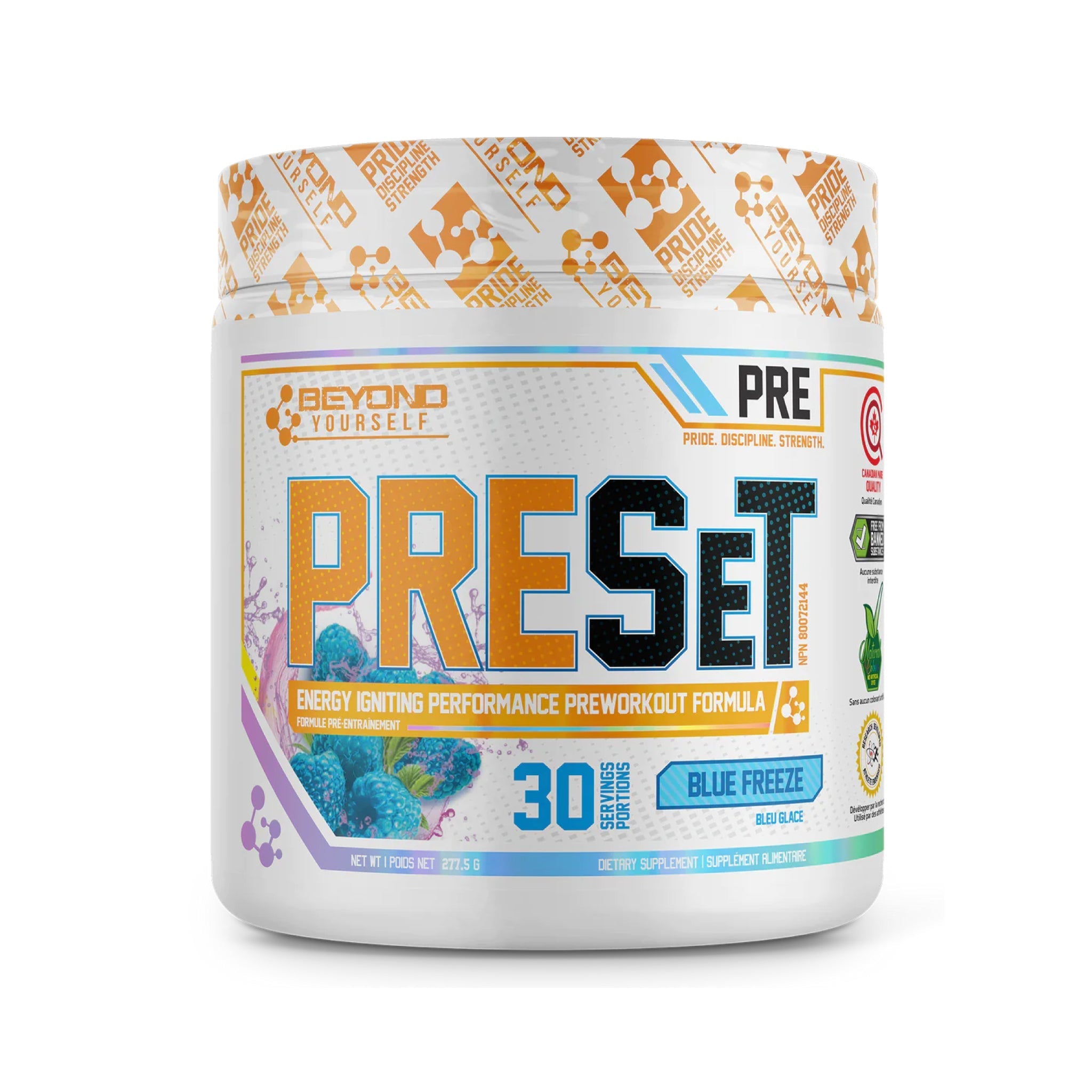 Beyond Yourself PreSET 277.5g - Premium Quality Protein Powder for Muscle Growth & Recovery | Ideal for Post-Workout, Weight Management & Active Lifestyle