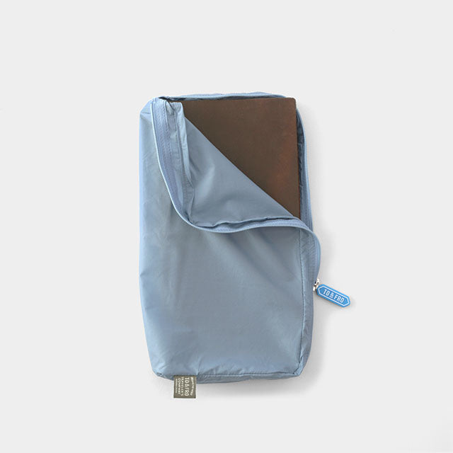 TRAVELER'S COMPANY Traveler's Factory x TO&FRO Blue Gray Organizer for TRAVELER'S Notebook Regular Size - Perfect for Journaling, Travel Planning & Daily Organization
