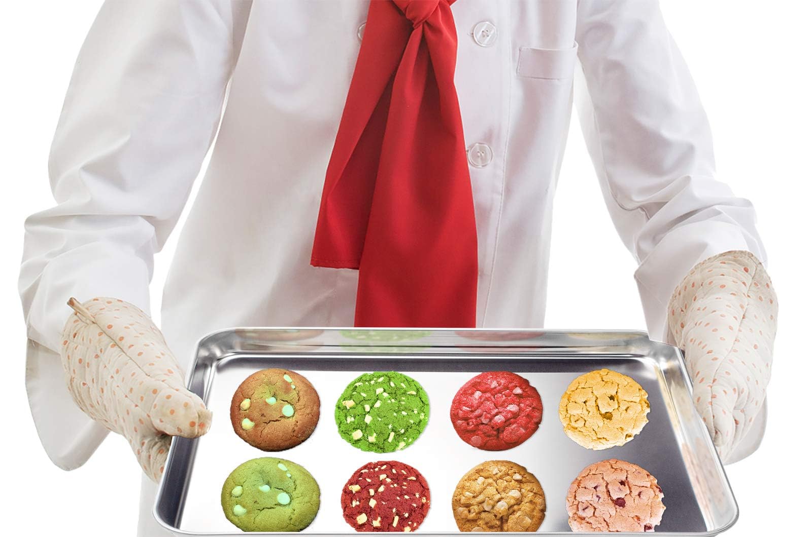 Premium Yododo Stainless Steel Baking Sheet - 12.4 Inch Non-Toxic Cookie Pan with Mirror Finish | Rust-Free, Dishwasher Safe | Perfect for Toaster Ovens, Cookies, Roasting & Meal Prep