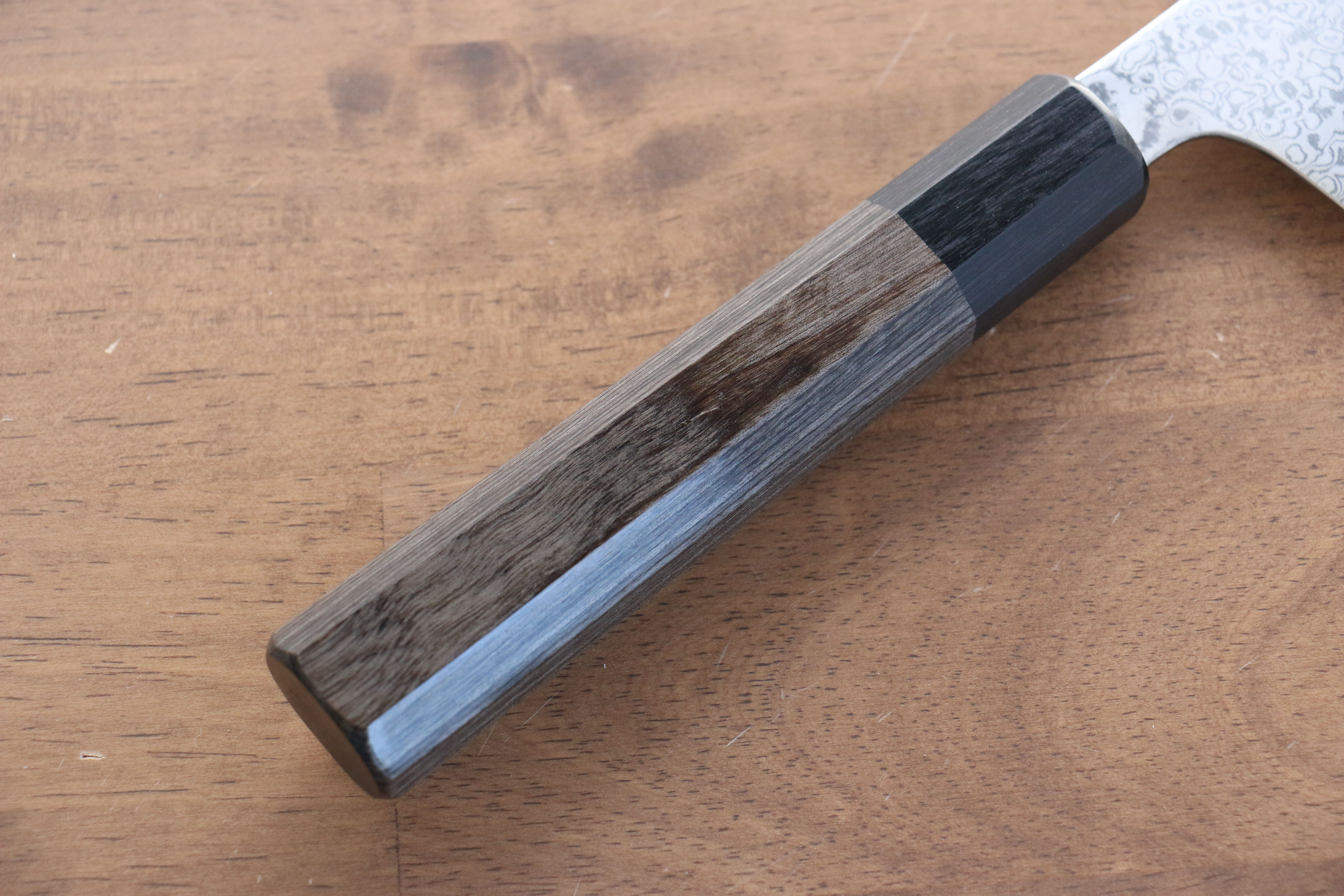 Premium Seisuke VG10 33-Layer Damascus Kiritsuke Santoku Knife - 165mm Blade with Gray Pakkawood Handle - Ideal for Sushi, Vegetables & Precision Cutting