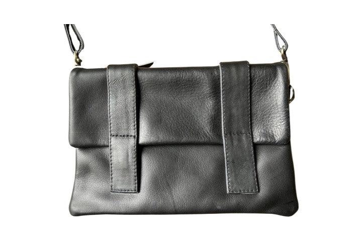 Premium Black Leather Handbag for Women - Stylish & Durable Crossbody Purse for Work, Travel & Everyday Use