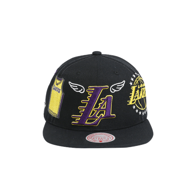 My Towns Snapback Hat - Adjustable 6-Panel Baseball Cap for Men & Women - [6HSSMM20187 LALBLCK] - Perfect for Streetwear, Sports & Casual Outfits