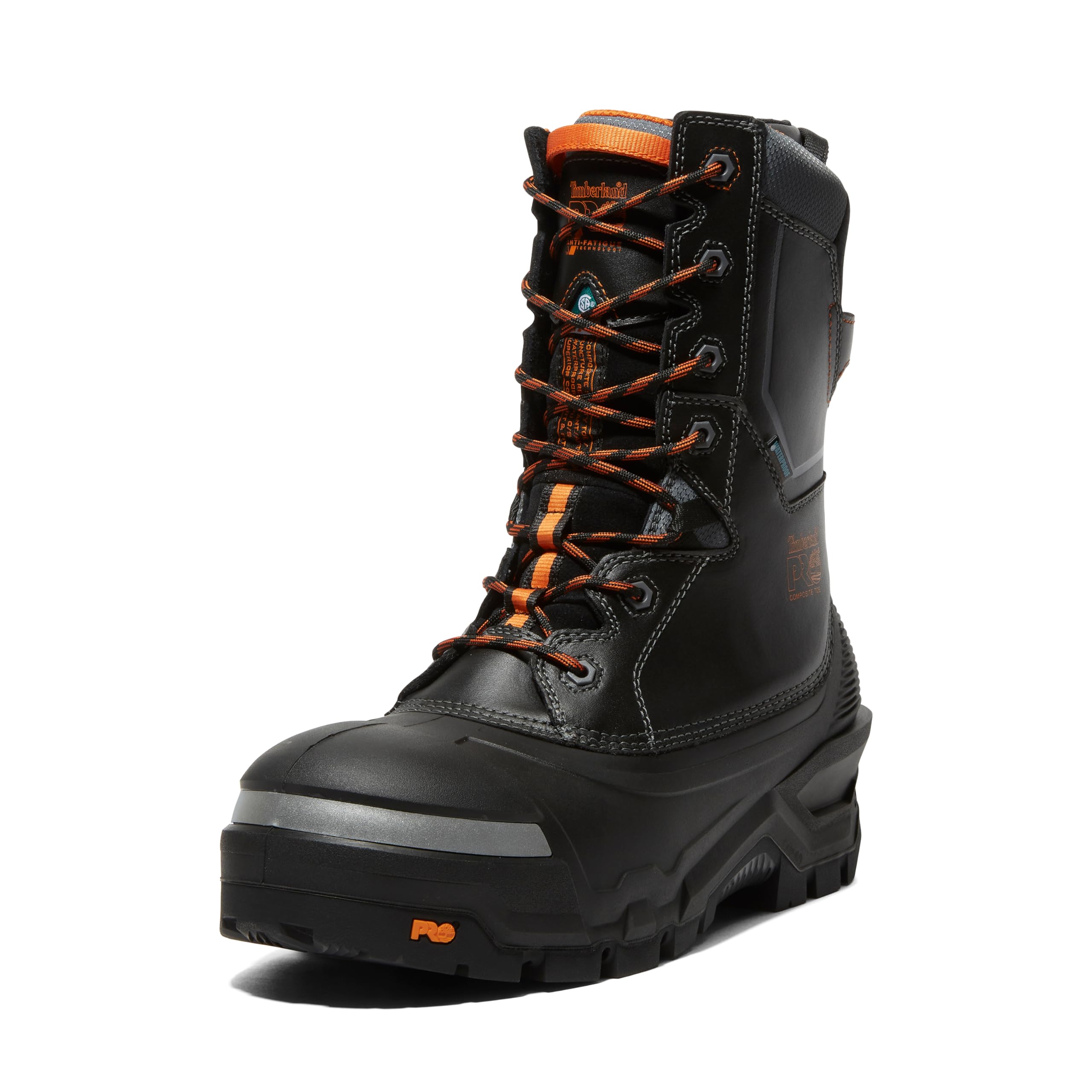 Timberland PRO Men's 10 Inch Composite Safety Toe Insulated Waterproof Work Boots for Industrial & Construction - Heavy Duty Winter Work Shoes for Outdoor, Hiking & Cold Weather