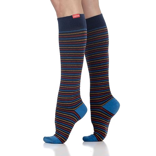 Blue & Red Pinstripe