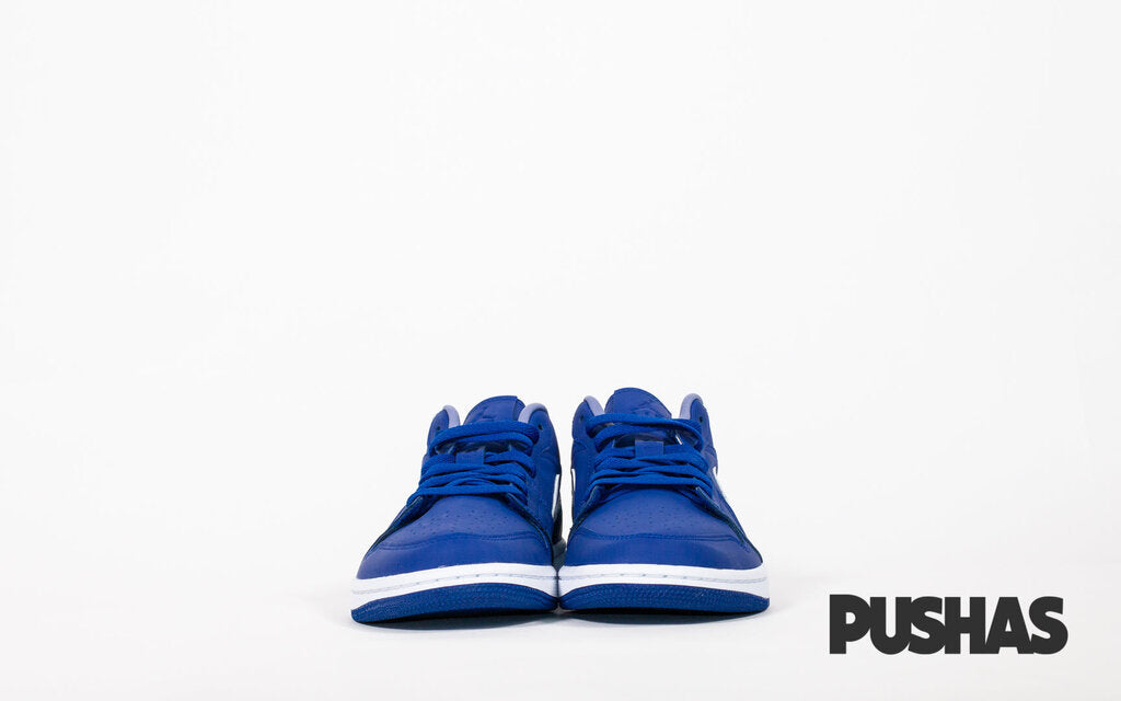 Air Jordan 1 Low 'Deep Royal' Women's Sneakers - Royal Blue & White Basketball Shoes for Casual Wear & Street Style