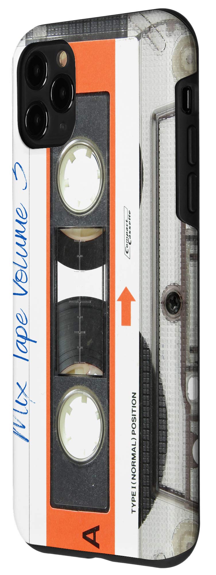 Vintage 1980s Style Cassette Phone Case for iPhone 11 Pro - Retro Design, Durable Protection for Everyday Use & Travel