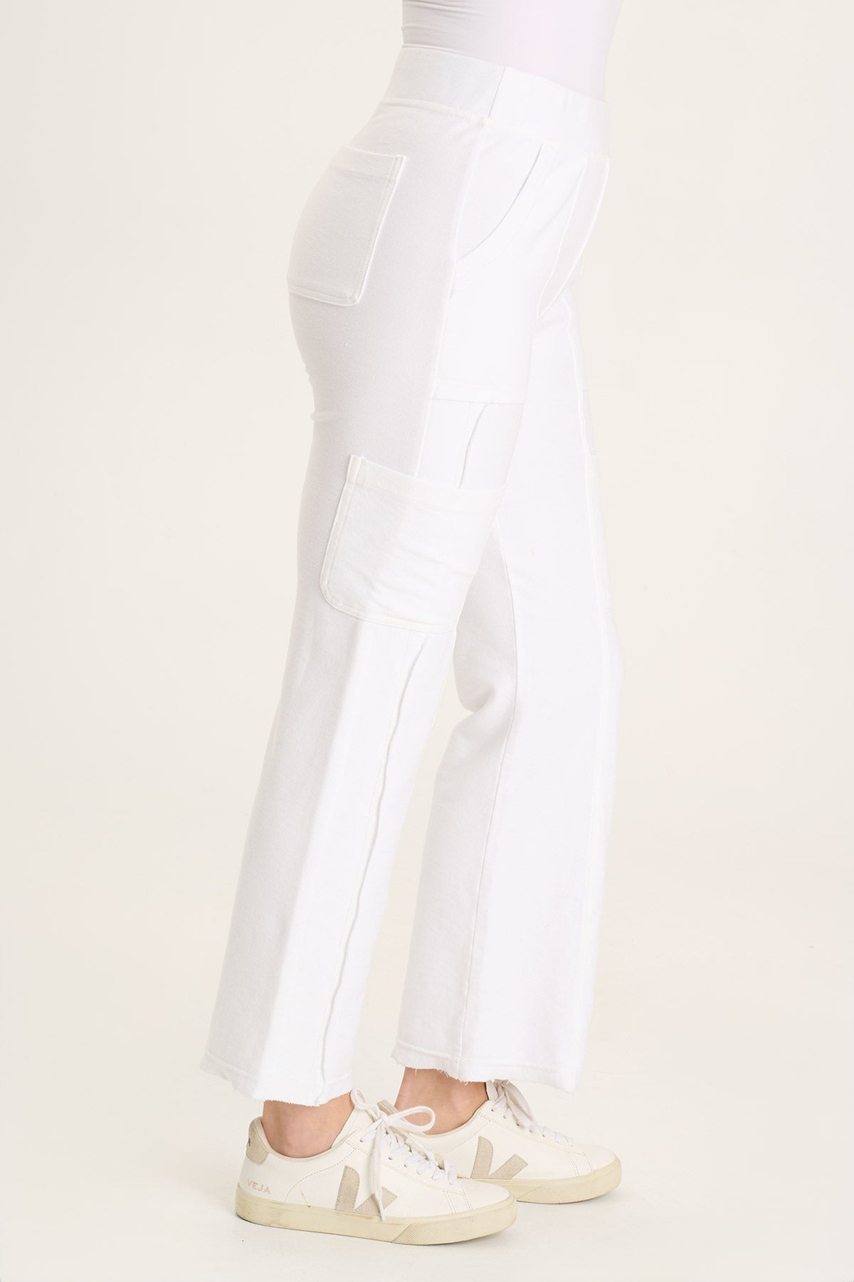 Kiah Flare Pants for Women - High Waist White Wide Leg Trousers | Casual & Office Wear | Perfect for Work, Parties & Everyday Outfits