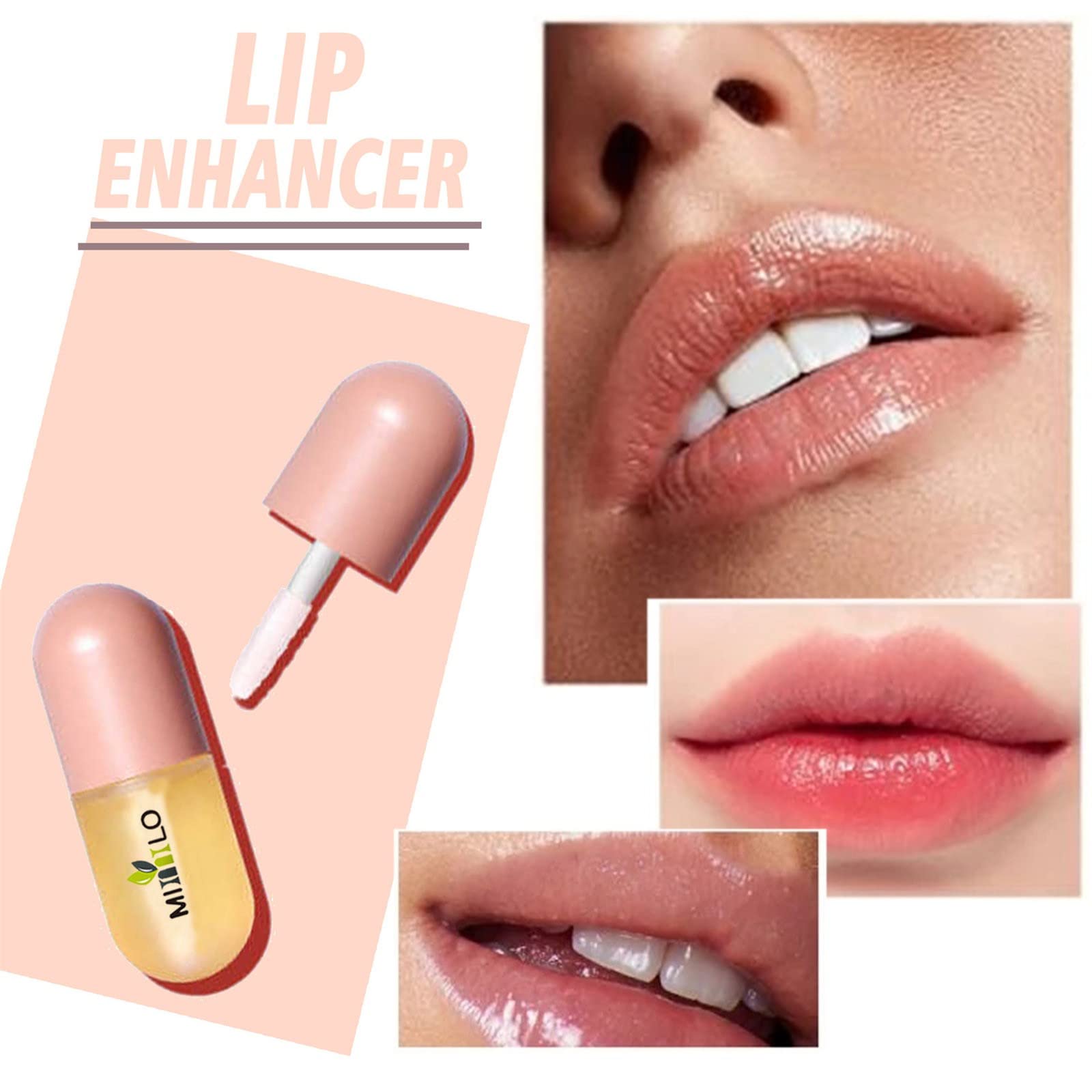 **Profusion Cosmetics Lip Plumper Set – Natural Lip Enhancer & Hydrating Lip Care Serum for Fuller Lips, Reduces Fine Lines, 11ml – Perfect for Daily Use & Nighttime Lip Treatment**