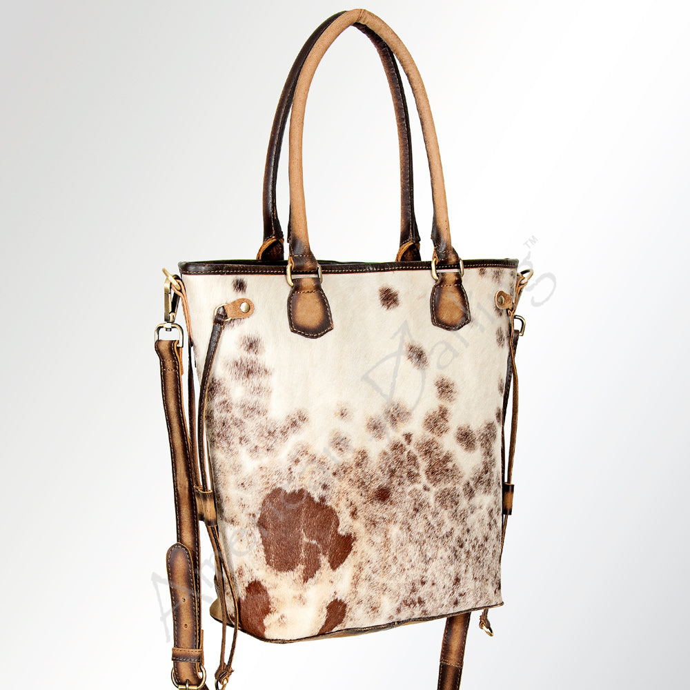 American Darling ADBGI136B Genuine Leather Women's Tote Bag - Western Style Handbag Purse for Work, Travel & Everyday Use
