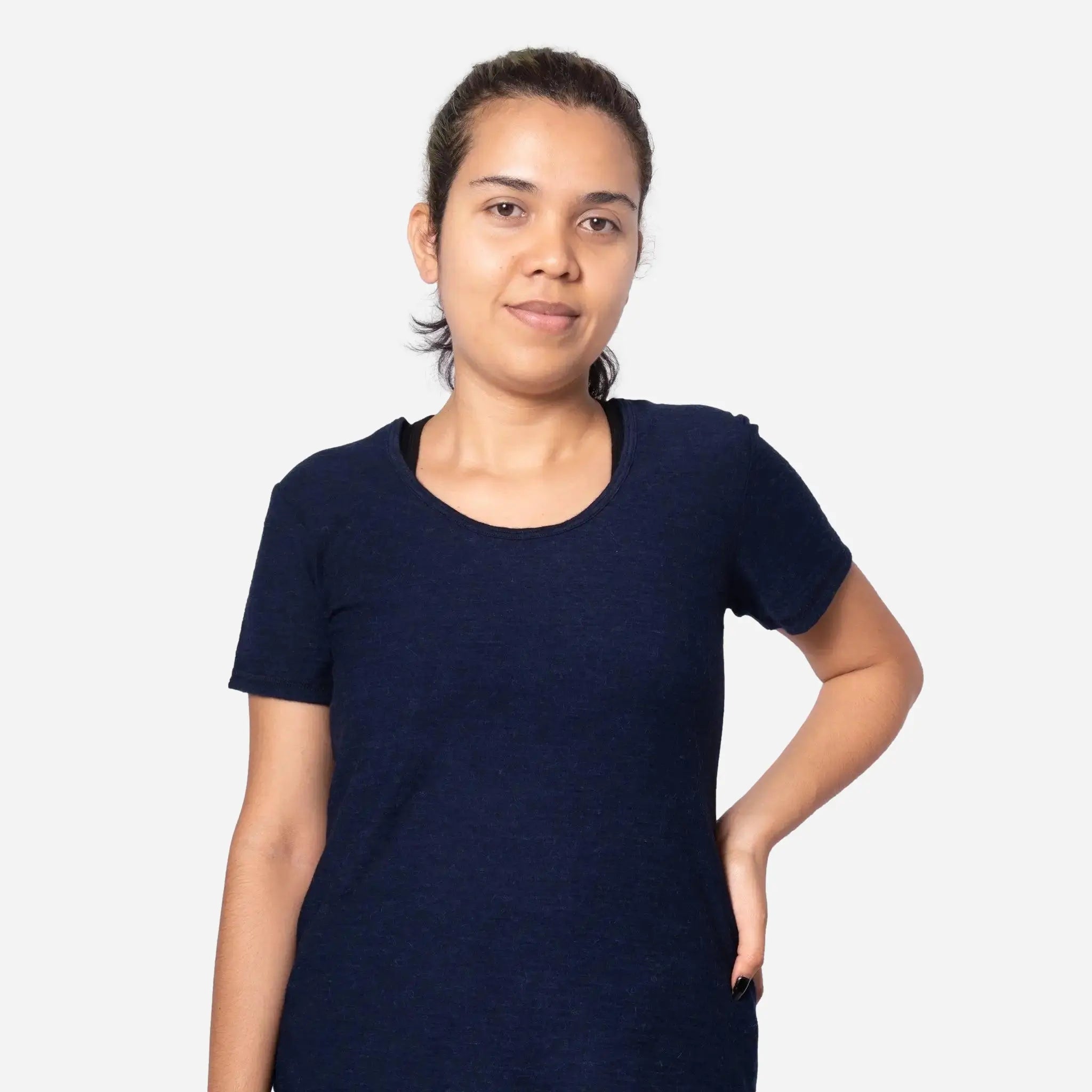 Women's Alpaca Wool Hiking T-Shirt - 160 Ultralight & Relaxed Fit for Outdoor Adventures & Travel
