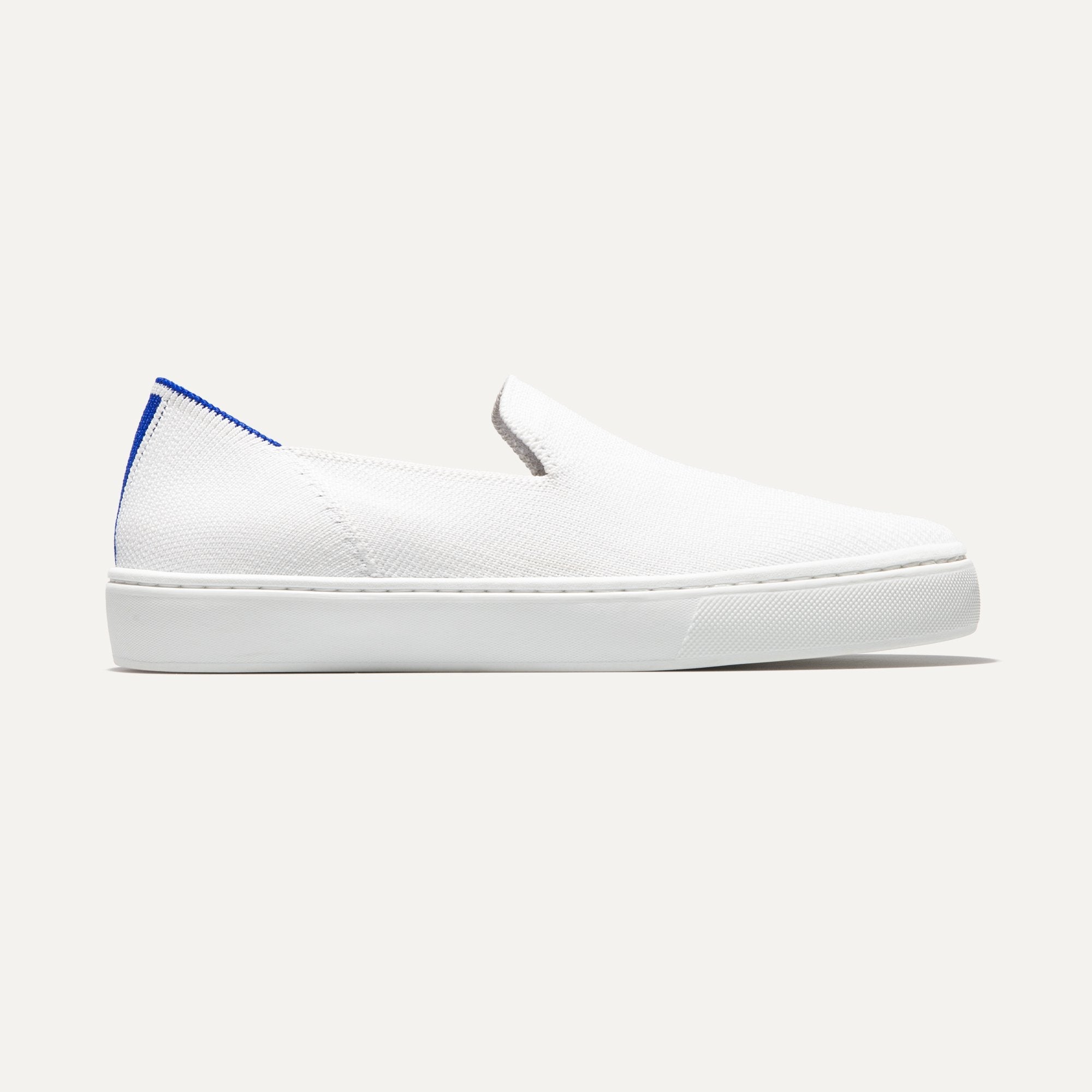 Original Slip-On Sneakers for Men & Women - Bright White Canvas Shoes | Comfortable Casual Walking Shoes for Everyday Wear, Travel & Outdoors