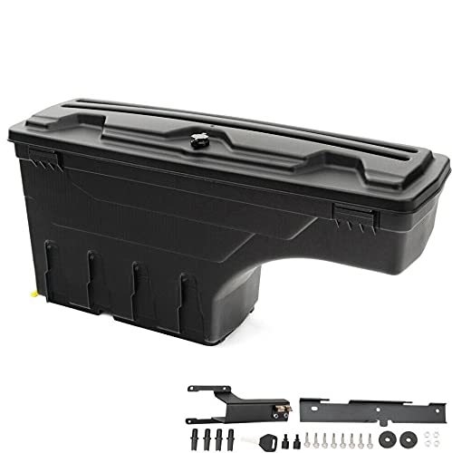 Lockable Right Side Truck Bed Storage Box & Tool Box for 2017-2023 Ford F-250 F-350 Super Duty | Secure Drawer Organizer | Perfect for Camping Gear, Work Tools & Off-Road Accessories