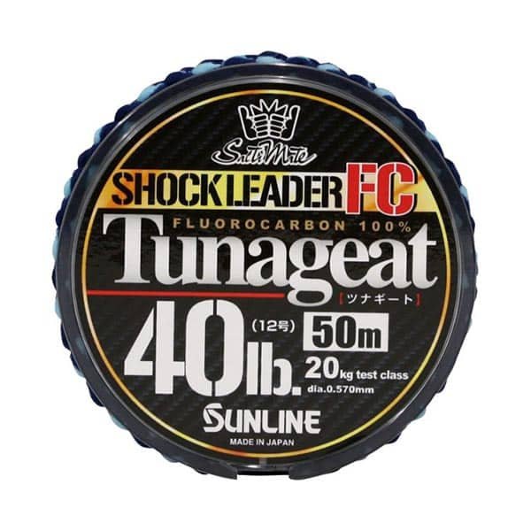 Sunline Saltimate Tunageat Fluorocarbon Fishing Line - Premium Saltwater & Freshwater Fluorocarbon Leader for Bass, Trout, and Saltwater Game Fish - Ideal for Casting, Trolling, and Fly Fishing