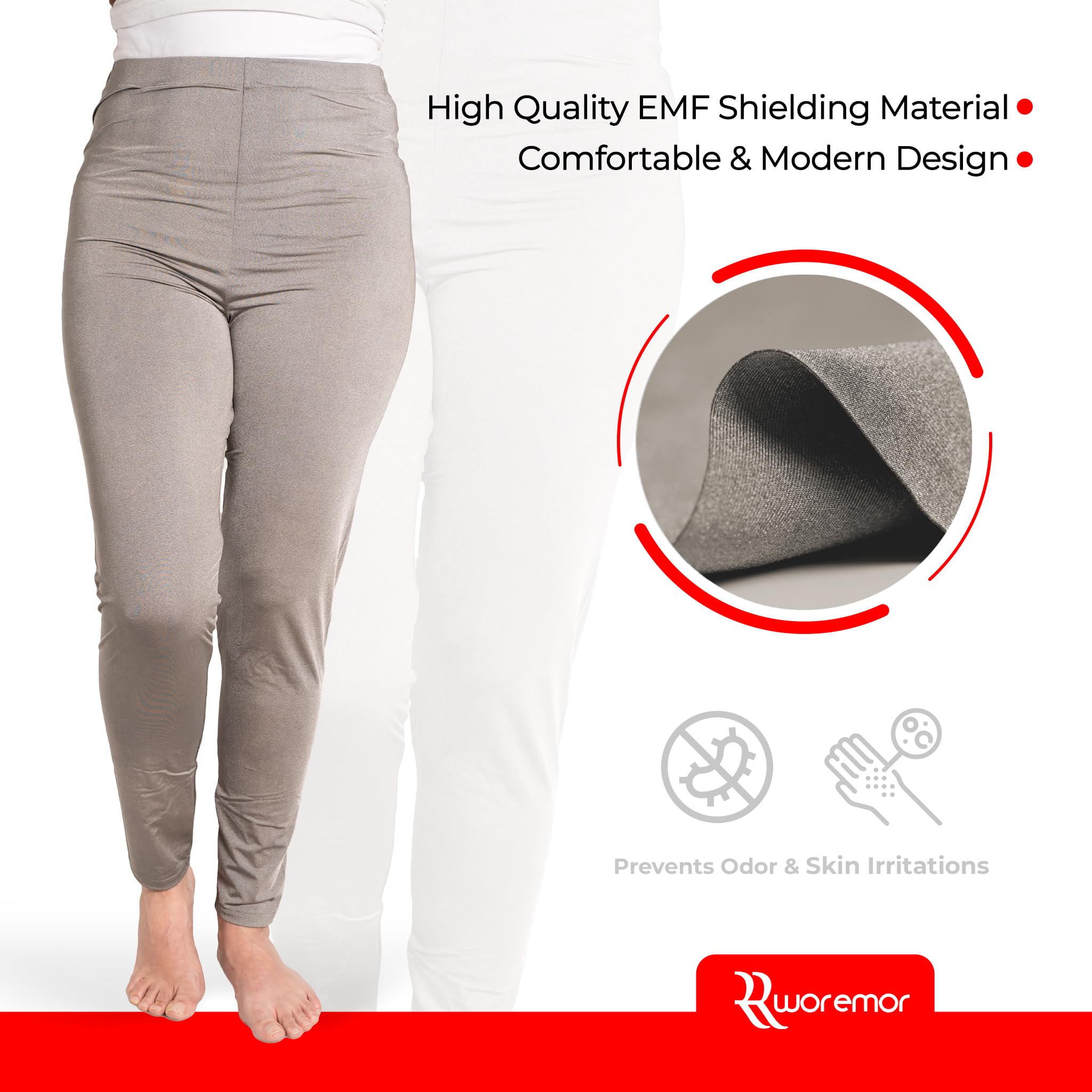EMF Protection Underwear for Men & Women - Faraday Liner Blocks 99% of Wi-Fi, 5G & Cell Phone Radiation - Silver Coated RF Shielding Fabric Underpants for Daily Wear & EMF Safety