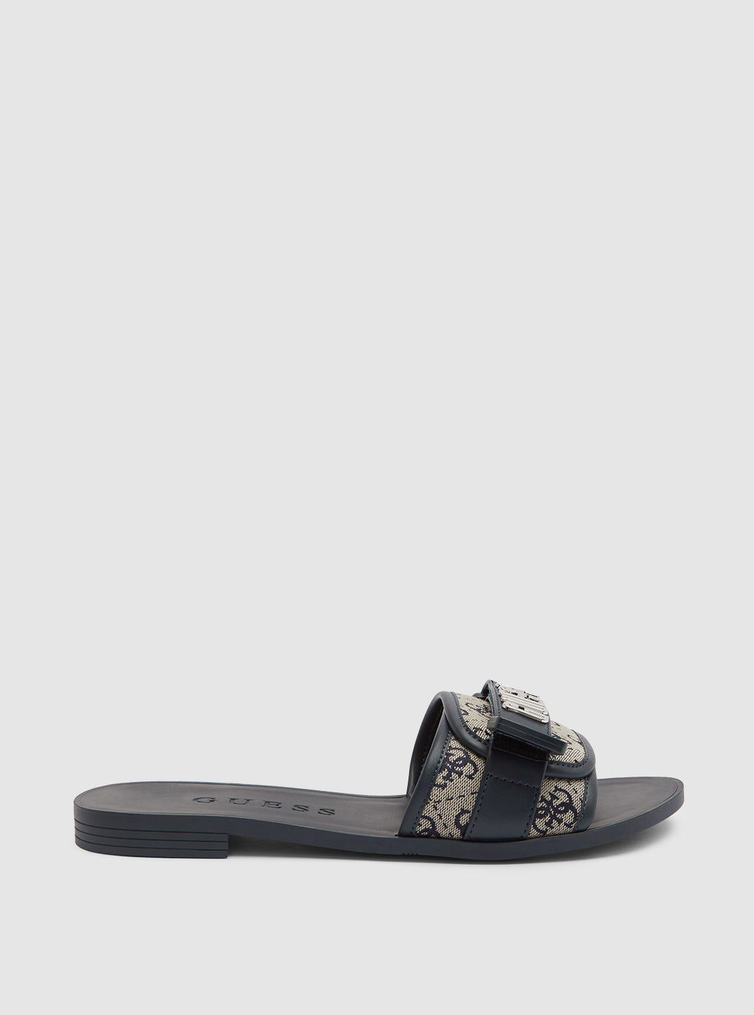 Dark Blue Elyze Slide Sandals - Comfortable Summer Beach Slides for Women - Perfect for Poolside, Vacation & Casual Wear