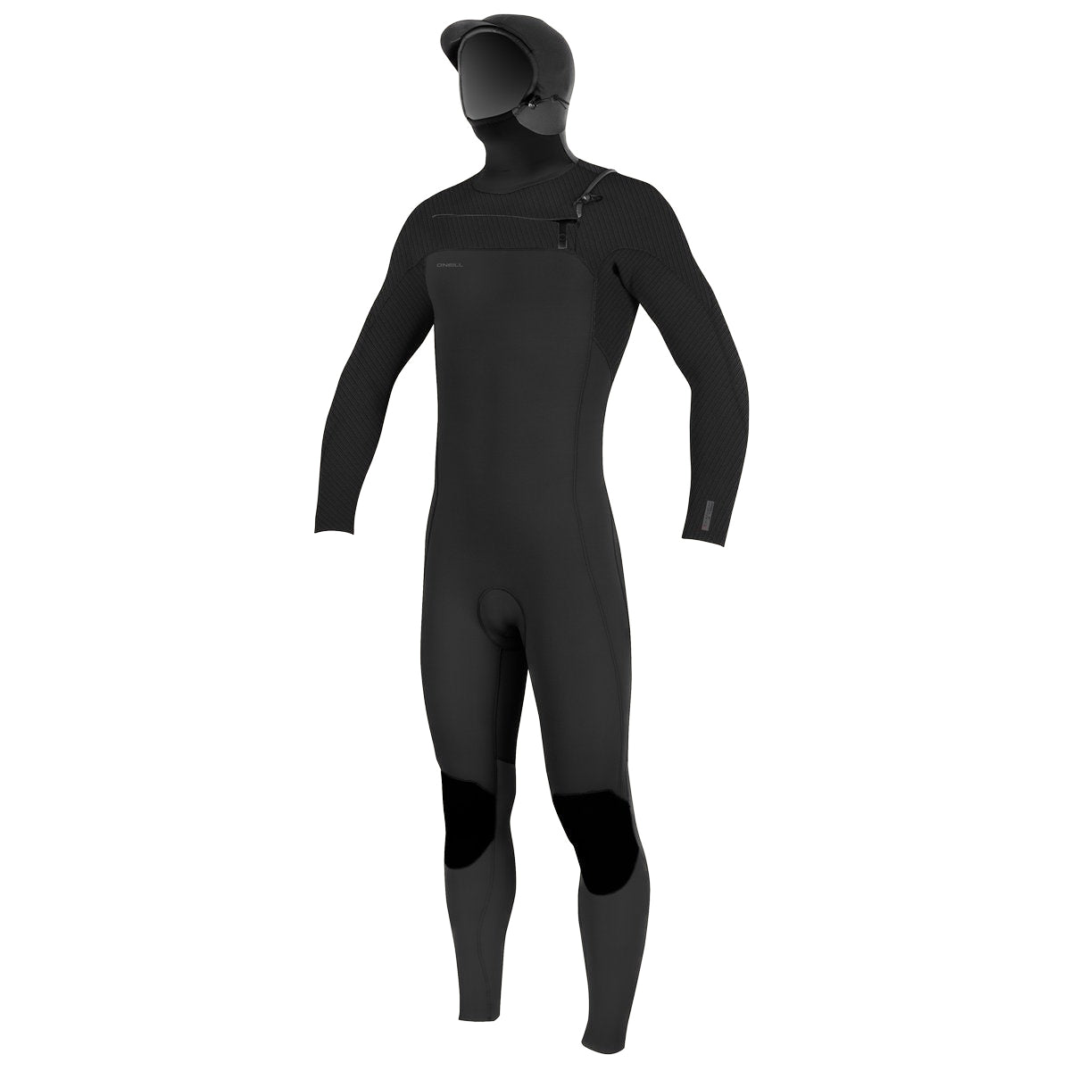 O'Neill Hyperfreak 5.5/4.5mm Men's Chest Zip Hooded Wetsuit - Premium Surfing & Diving Fullsuit for Cold Water Adventures