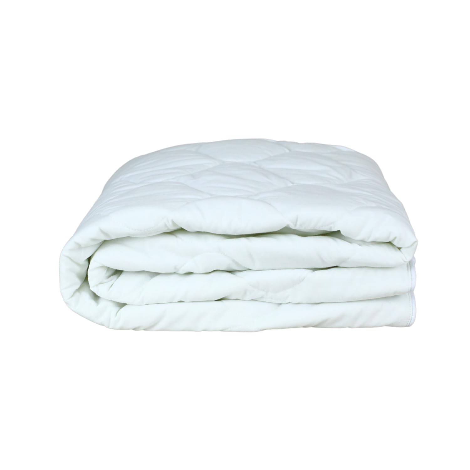 Down Etc Hotel Waterproof Mattress Protector - 100% Cotton Twill Diamond Quilted King Size White | Lily Pads® Bed Cover with Fitted Skirt | Ideal for Allergy Protection, Spill Prevention & Luxury Hotel-Style Bedding