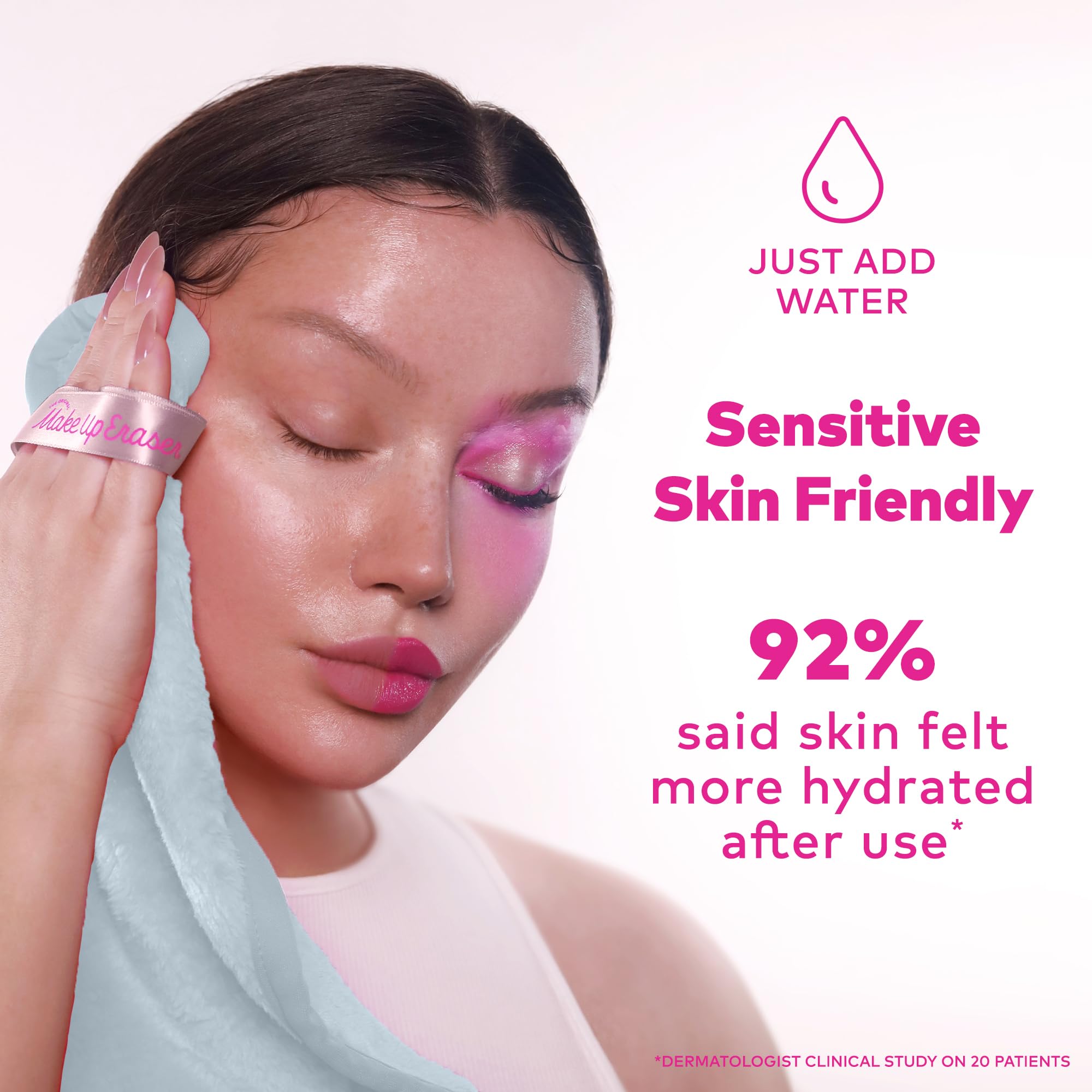 The Original MakeUp Eraser PRO - Reusable Makeup Remover Cloth for Waterproof Mascara, Eyeliner, Foundation & Lipstick | Gentle on Skin | Washable & Eco-Friendly | Perfect for Travel, Gym & Daily Makeup Removal