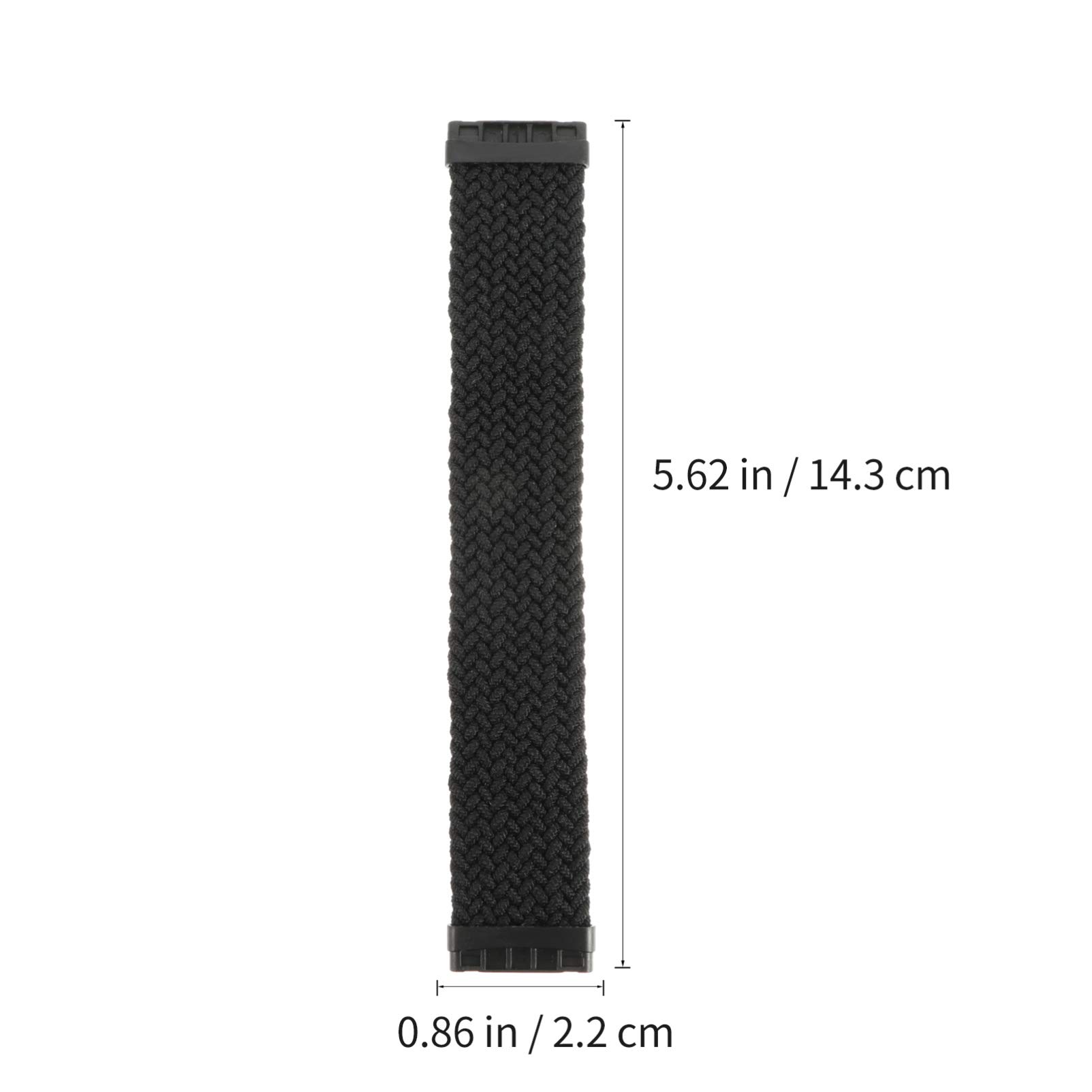 UKCOCO Braided Stretch Loop Watch Band Compatible with Fitbit Versa 3 & Sense - Soft Woven Replacement Strap for Women & Men - Perfect for Workouts, Running & Everyday Wear
