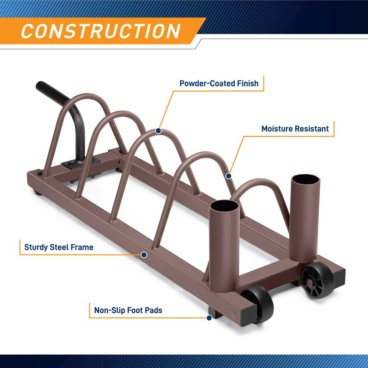SteelBody STB 0130 Horizontal Plate Rack - Heavy Duty Steel Dish Organizer for Kitchen Cabinets & Countertops | Perfect for Restaurants, Home Storage & Dishwasher Organization
