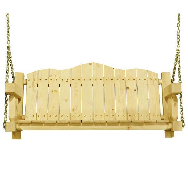 Comfortable Homestead Porch Swing Seat with Heavy-Duty Chains - Perfect for Outdoor Relaxation in Gardens, Patios, and Backyards