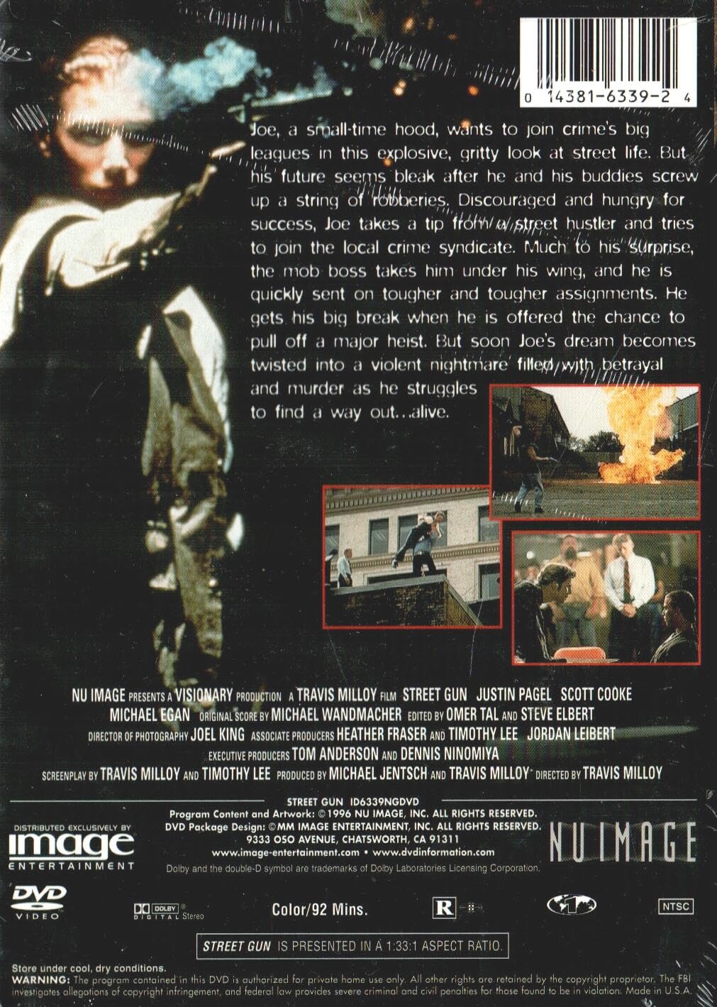 Street Gun [DVD] - Action-Packed Crime Thriller Movie | Perfect for Movie Nights & Home Entertainment