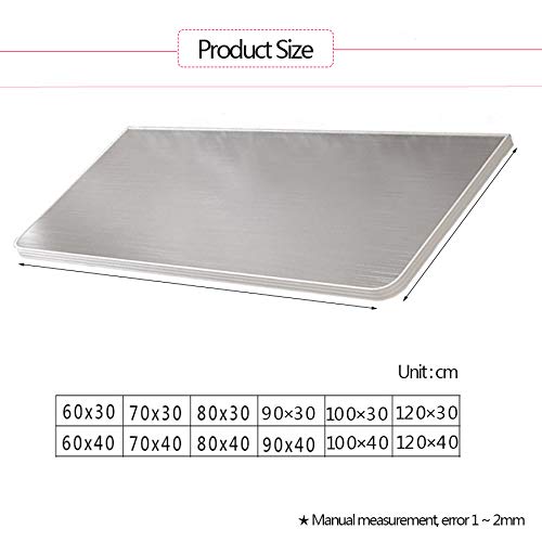 Foldable Wall-Mounted Stainless Steel Table - Space-Saving Kitchen Countertop & Dining Table with Heavy-Duty Brackets (200 lbs Capacity) - Perfect for Small Apartments, Outdoor Kitchens & Compact Workspaces