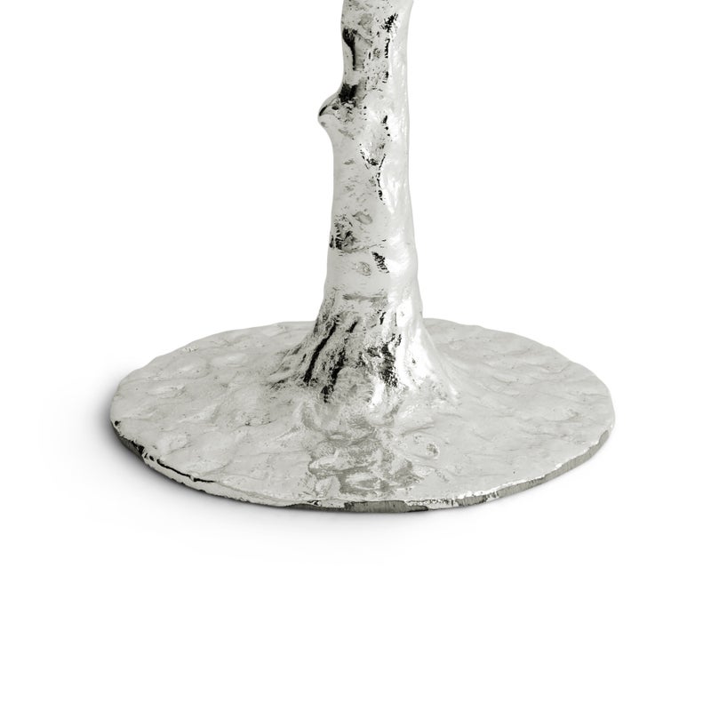 Tree of Life Menorah - Elegant Hanukkah Candle Holder for Jewish Holiday Decor & Home Celebration