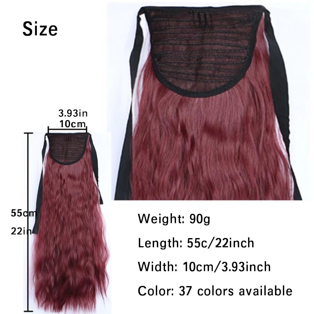 iLUU Fashion Ribbon Ponytail Hair Extensions - 22