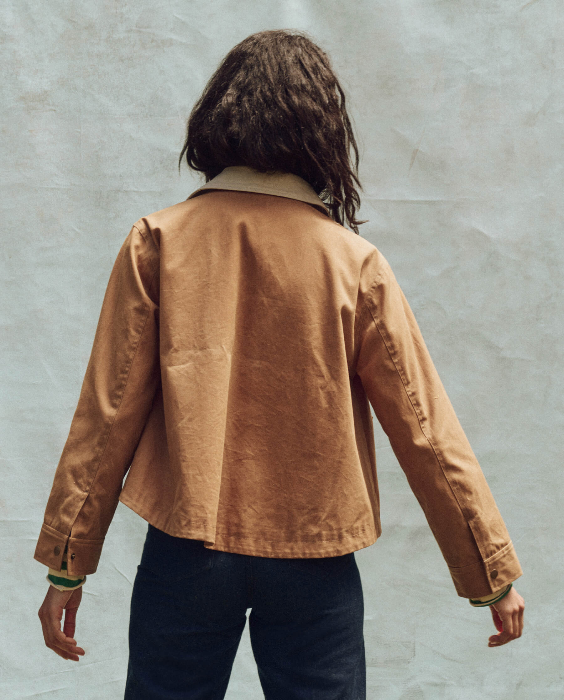 Waxed Swingy Jacket for Women - Stylish Walnut Brown Outerwear for Fall & Winter | Perfect for Casual Outings, Travel & Outdoor Adventures