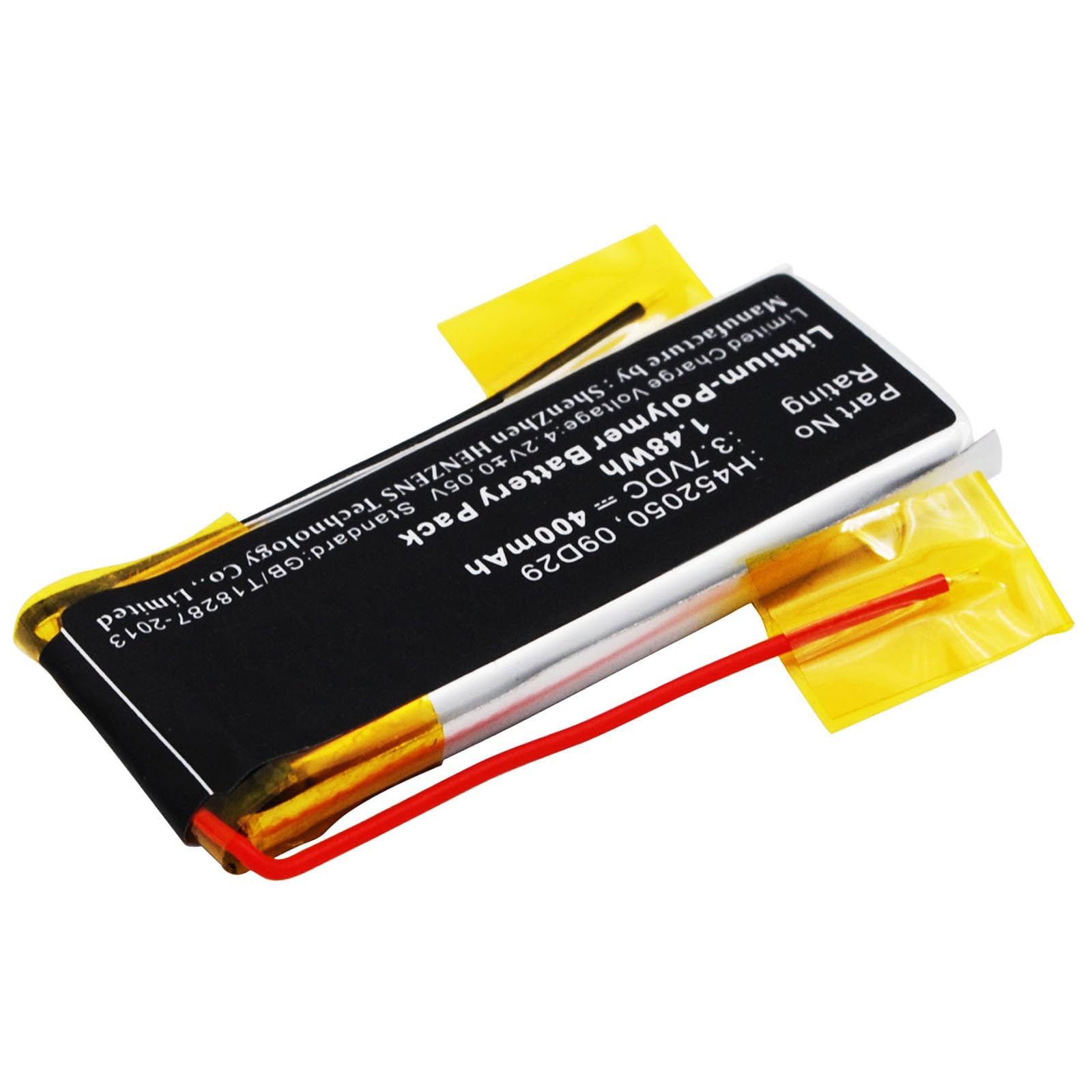 Synergy Digital Wireless Headset Battery - 400mAh Li-Polymer Replacement for Cardo Scala Rider Q2 & Multiset Headsets | Long-Lasting Power for Motorcycle Communication Systems | Perfect for Adventure Riding, Touring & Group Rides