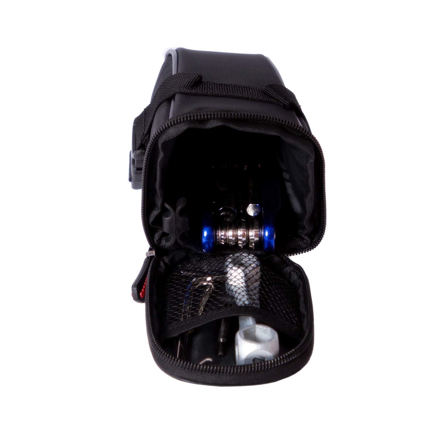 YBEKI Bike Saddle Bag - Waterproof Bike Repair Tool Kit with Multi Tool, Tire Levers & Chain Tool | Perfect for Mountain Biking, Road Cycling & Commuting | 6 Month Warranty