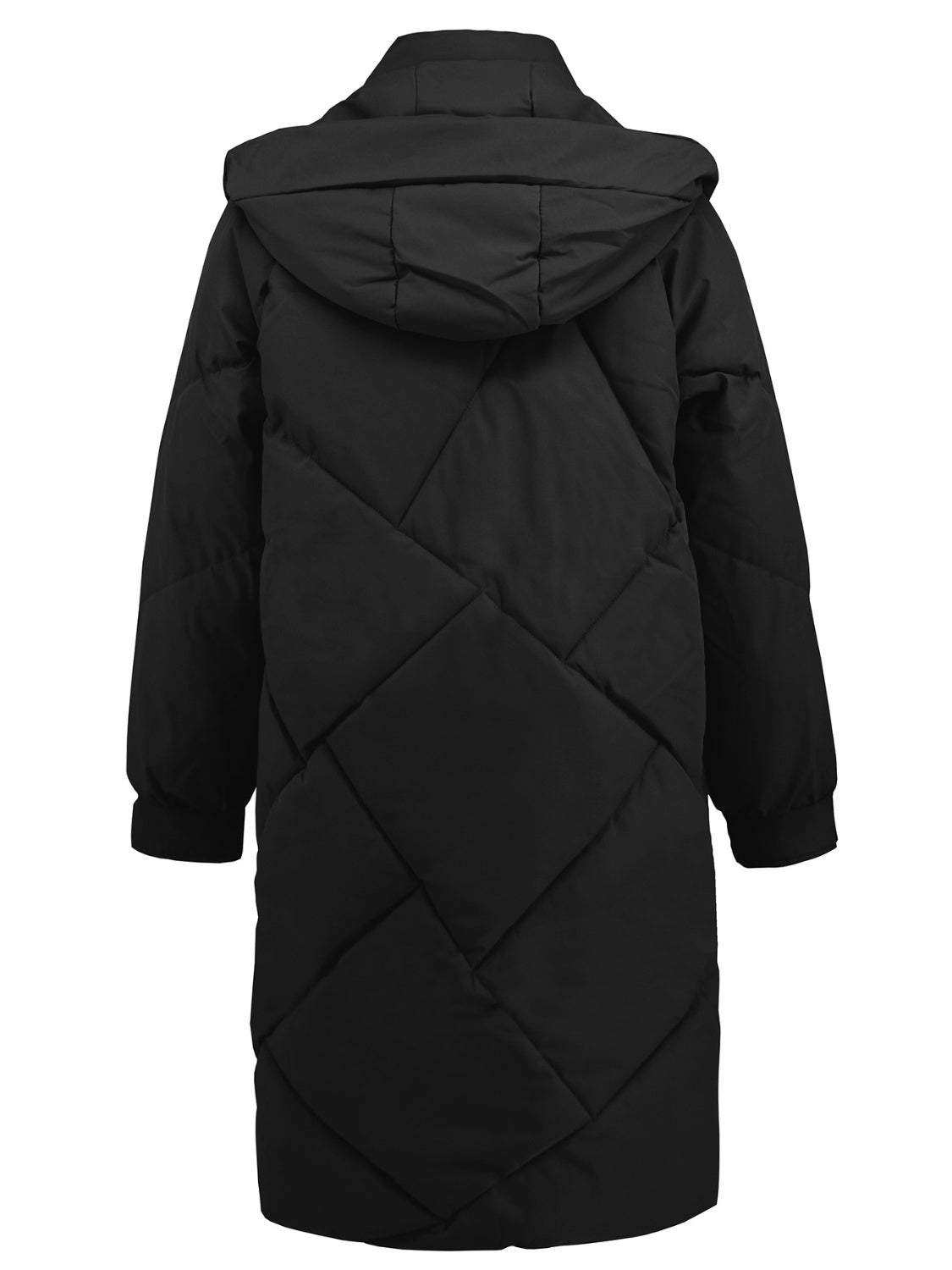 Men's Long Sleeve Hooded Winter Coat with Pockets - Warm Fleece Lined Jacket for Outdoor Activities | Snowboarding, Hiking & Casual Wear